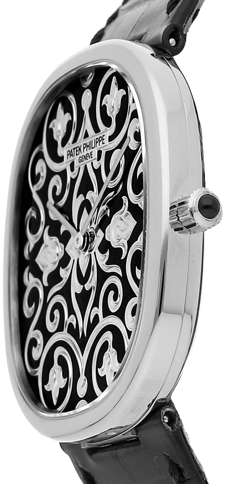 Patek Philippe Golden Ellipse 5738/51G-001 34mm White gold Black 1