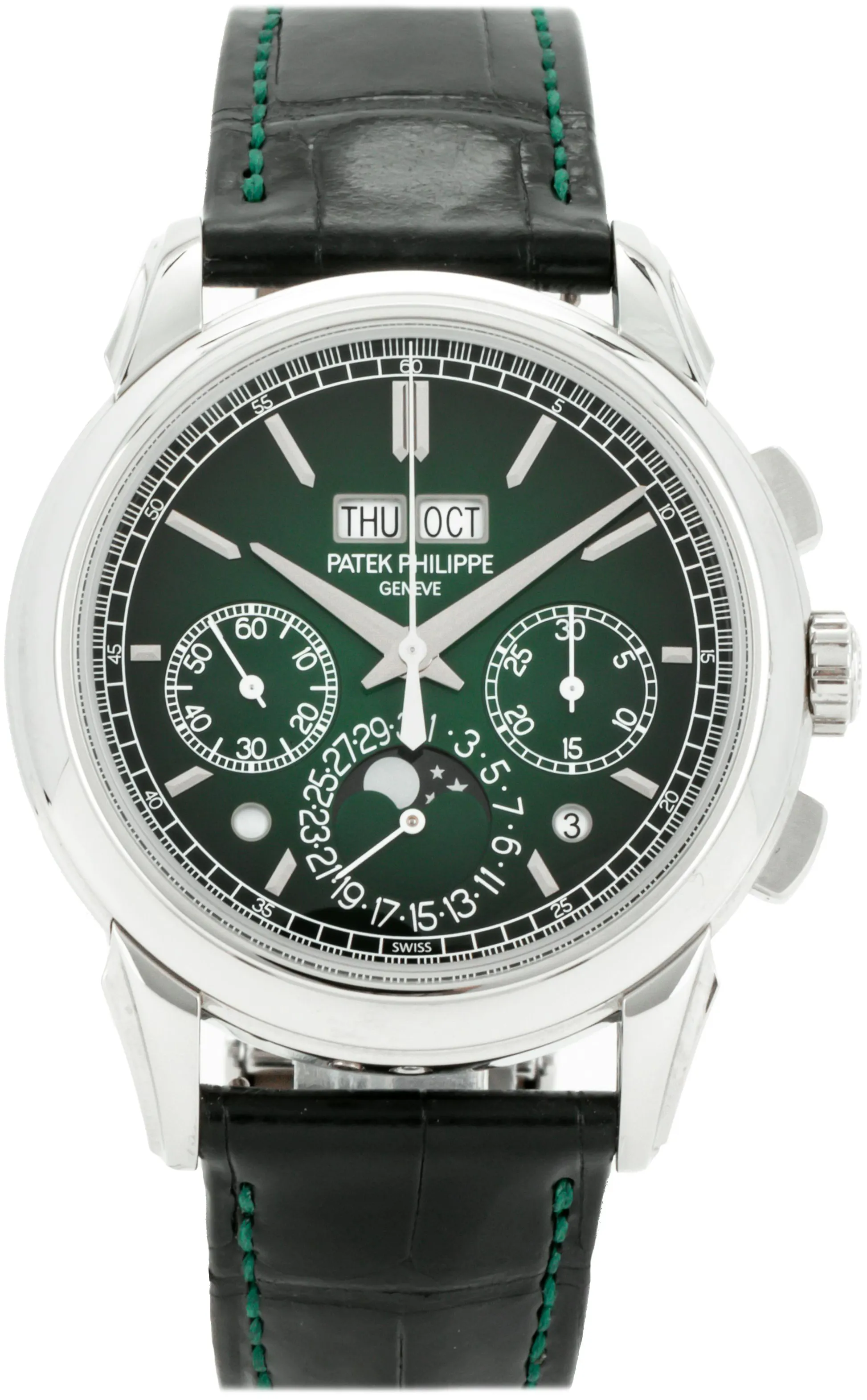 Patek Philippe Perpetual Calendar Chronograph 5270P-014 41mm Platinum Green