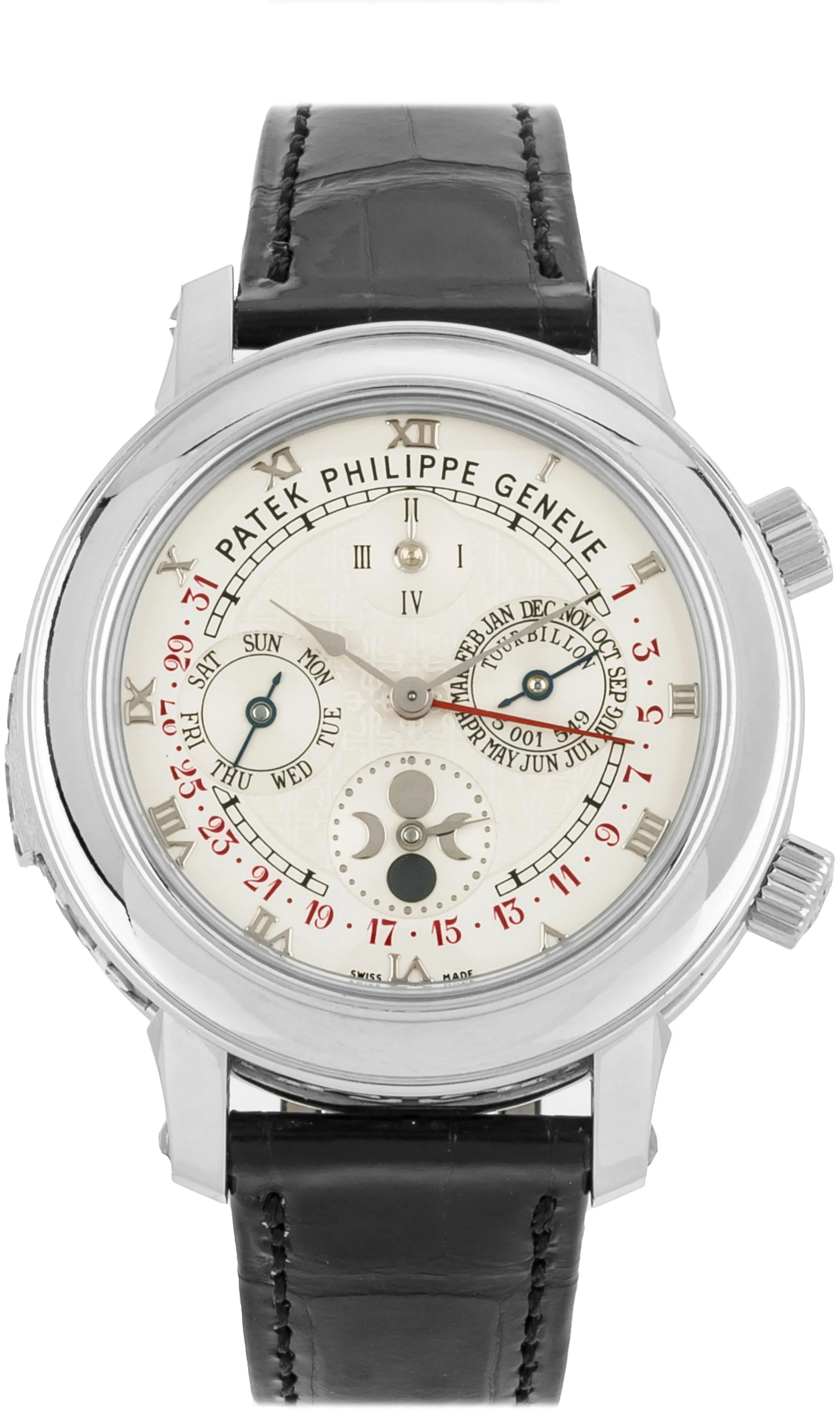 Patek Philippe Sky Moon Tourbillon 5002P-001 42mm Platinum Silver