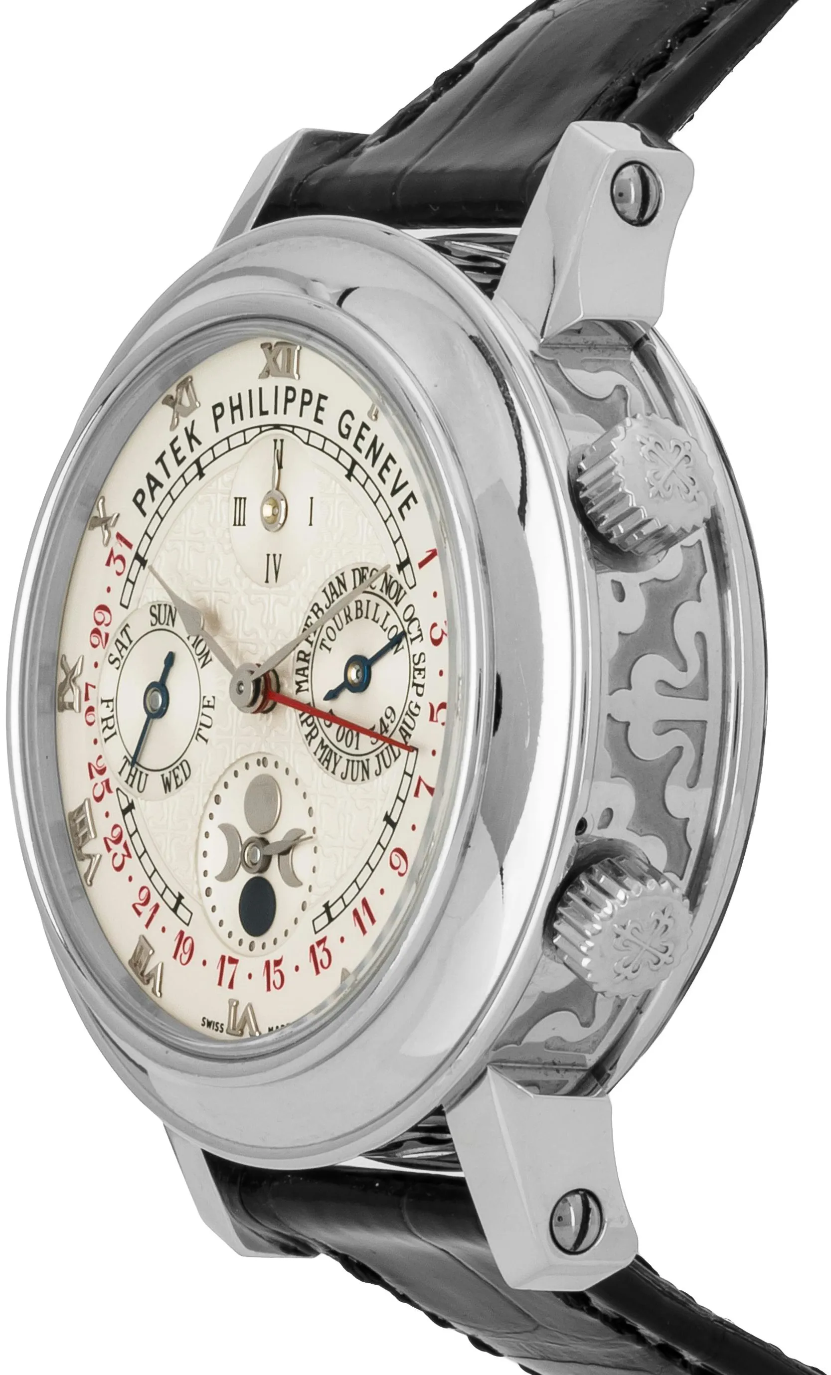 Patek Philippe Sky Moon Tourbillon 5002P-001 42mm Platinum Silver 1