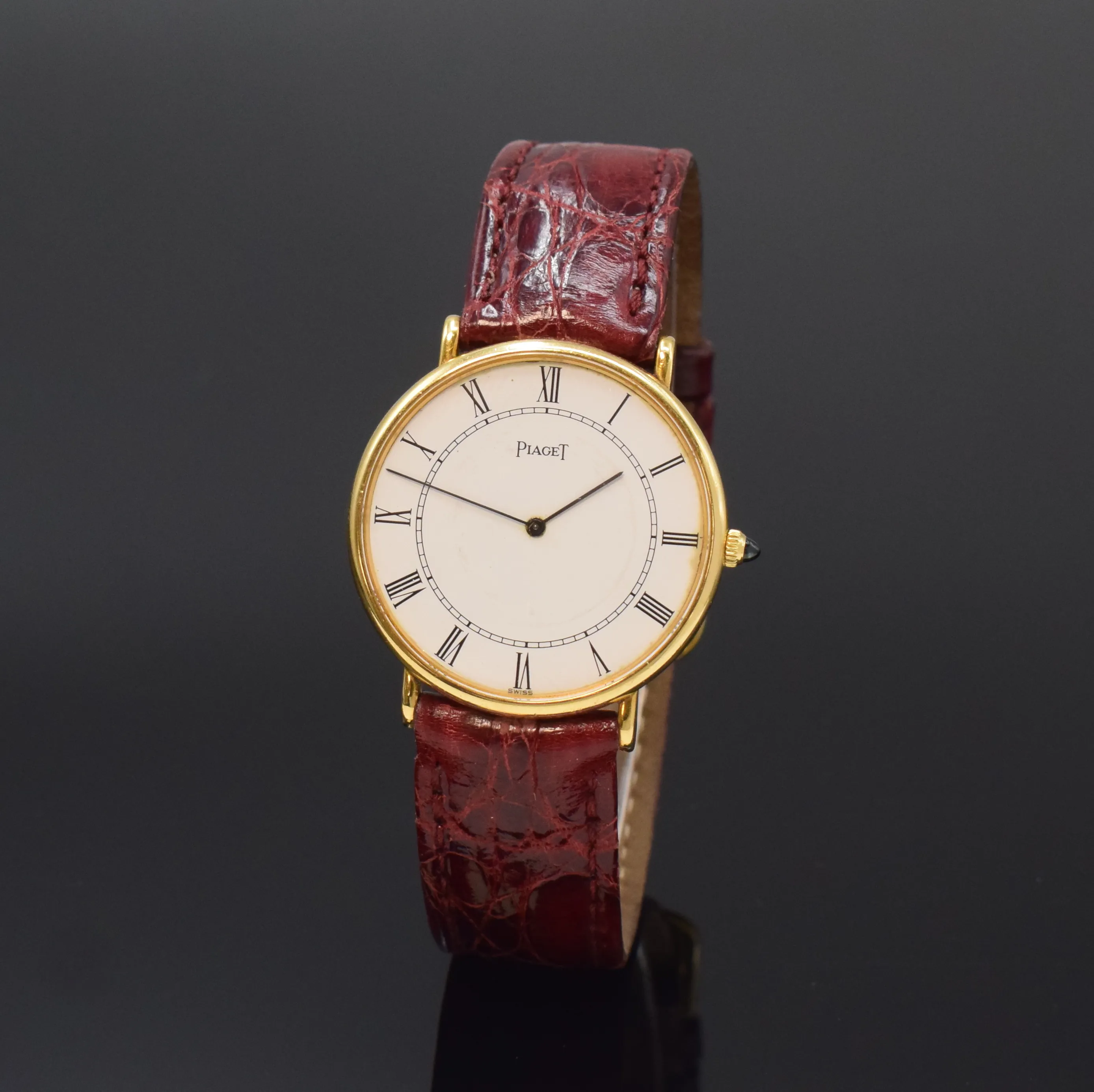 Piaget 9035 32.5mm Yellow gold White