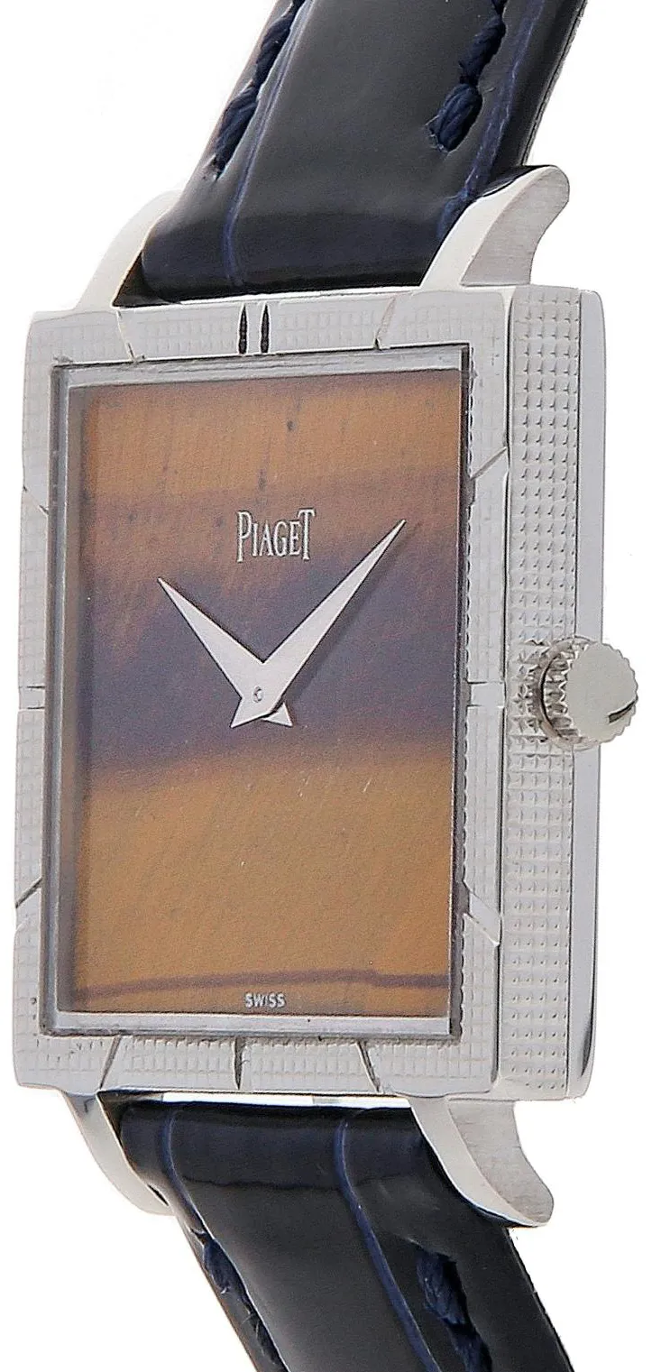 Piaget Vintage 937 25mm White gold Brown 1