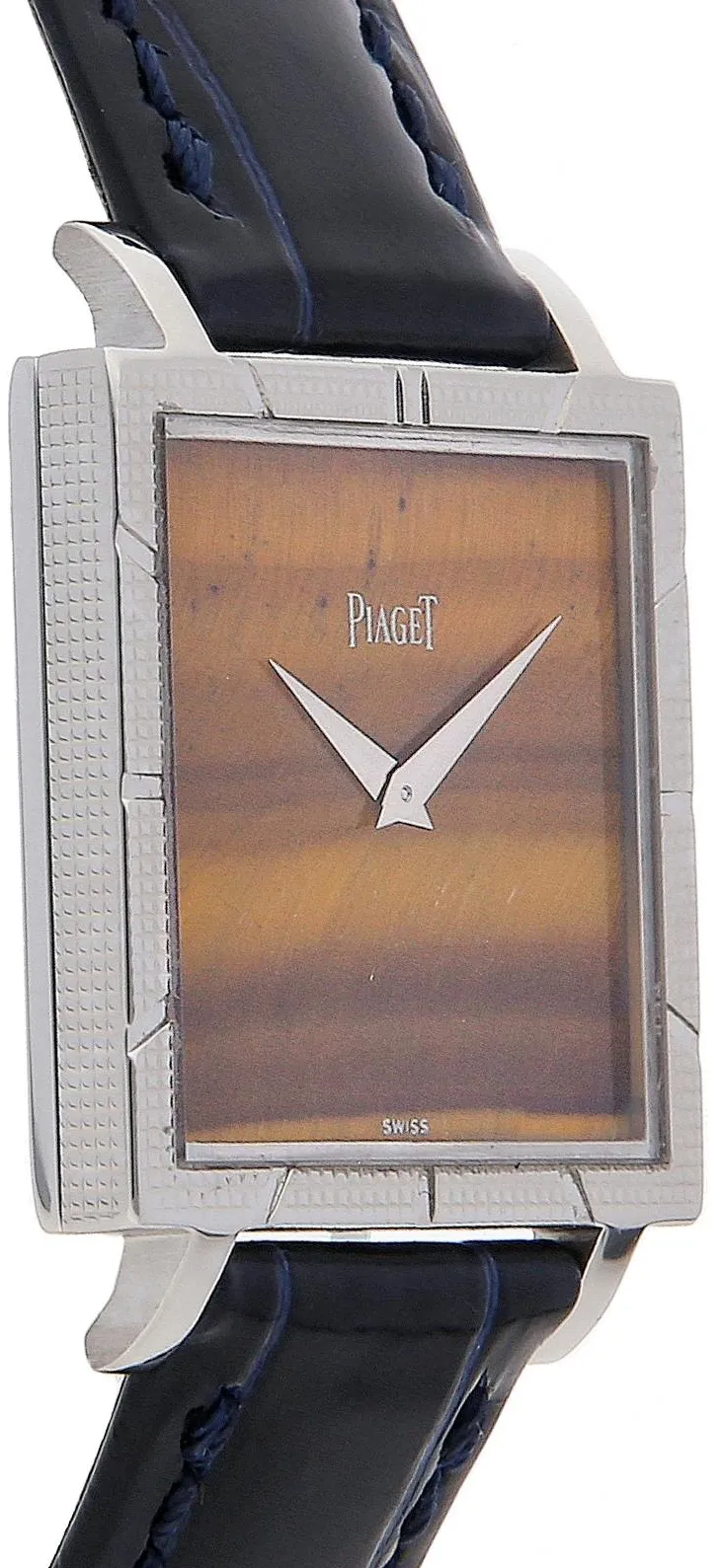 Piaget Vintage 937 25mm White gold Brown 2