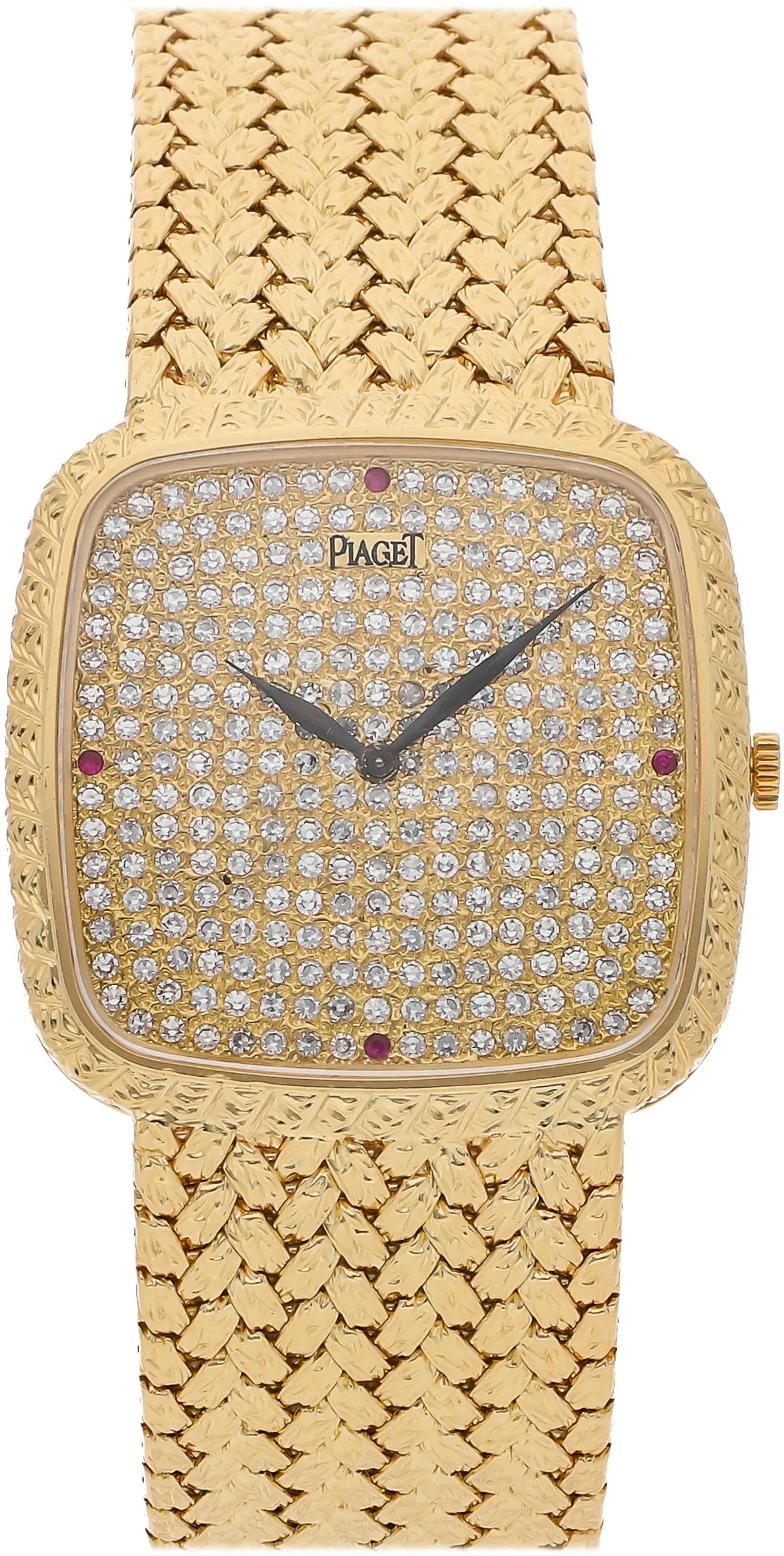 Piaget Vintage 9771 D2 30mm Yellow gold Diamond