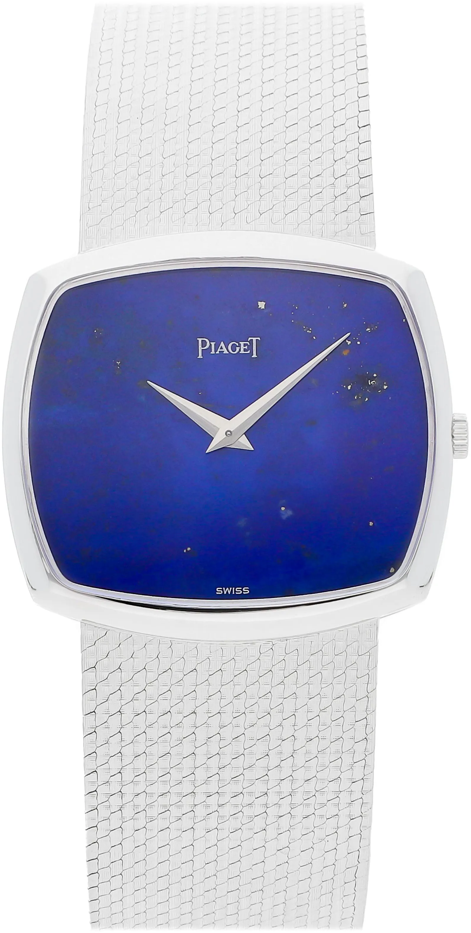 Piaget Vintage 9731 B18 30mm White gold Blue