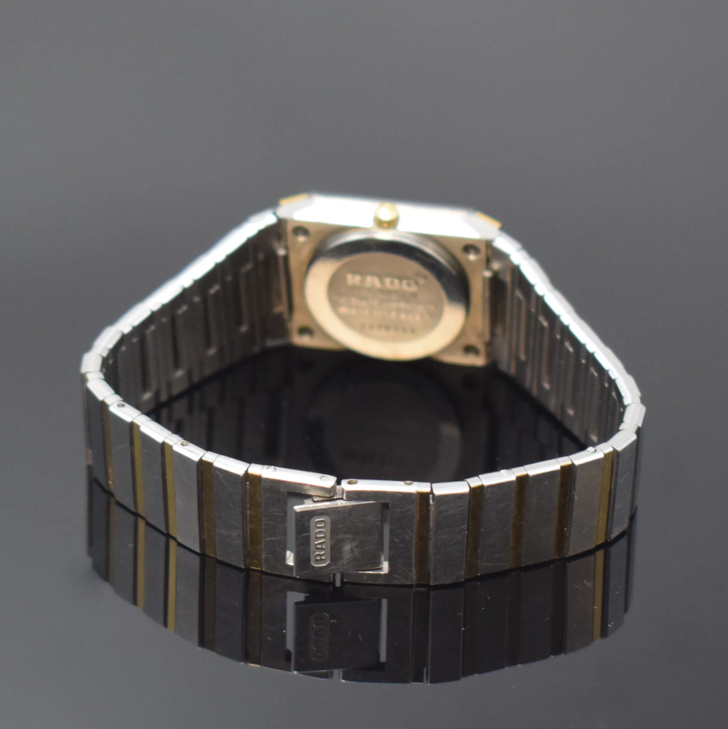 Rado Jubilé 110.0197.3 23mm Yellow gold and Stainless steel Black 2