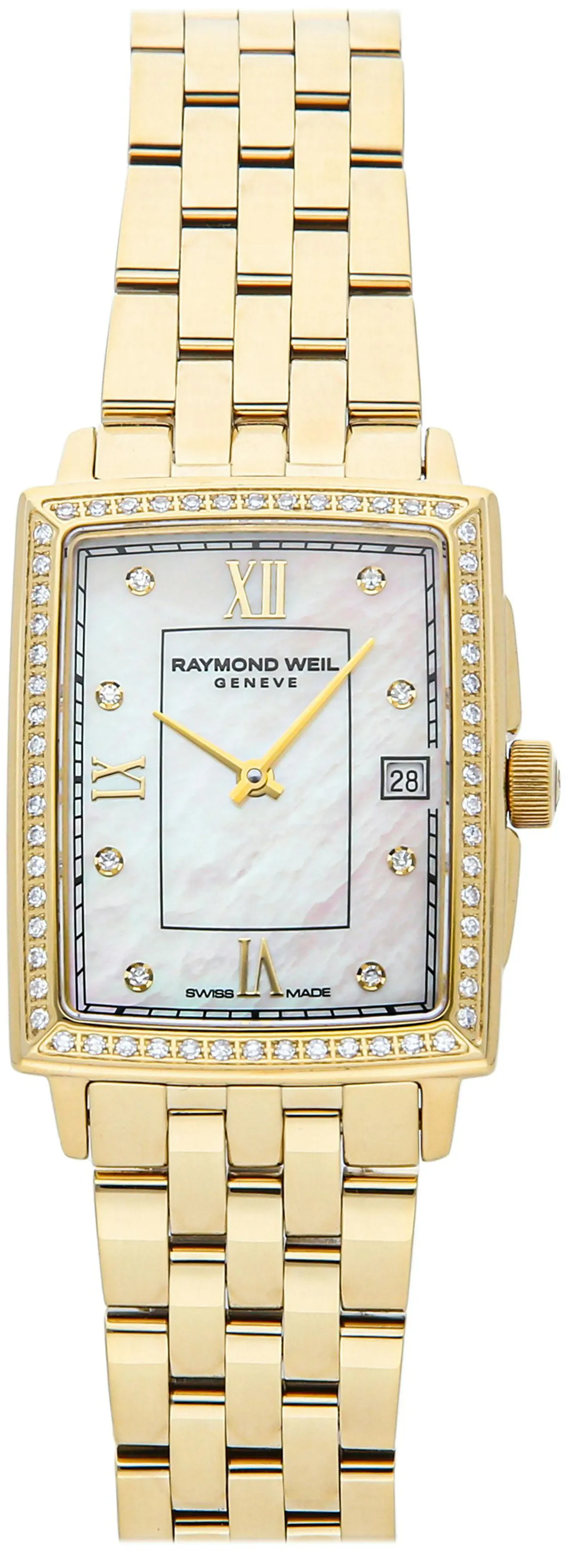 Raymond Weil Toccata 5925-PS-00995 22mm Yellow gold White and Mother-of-pearl