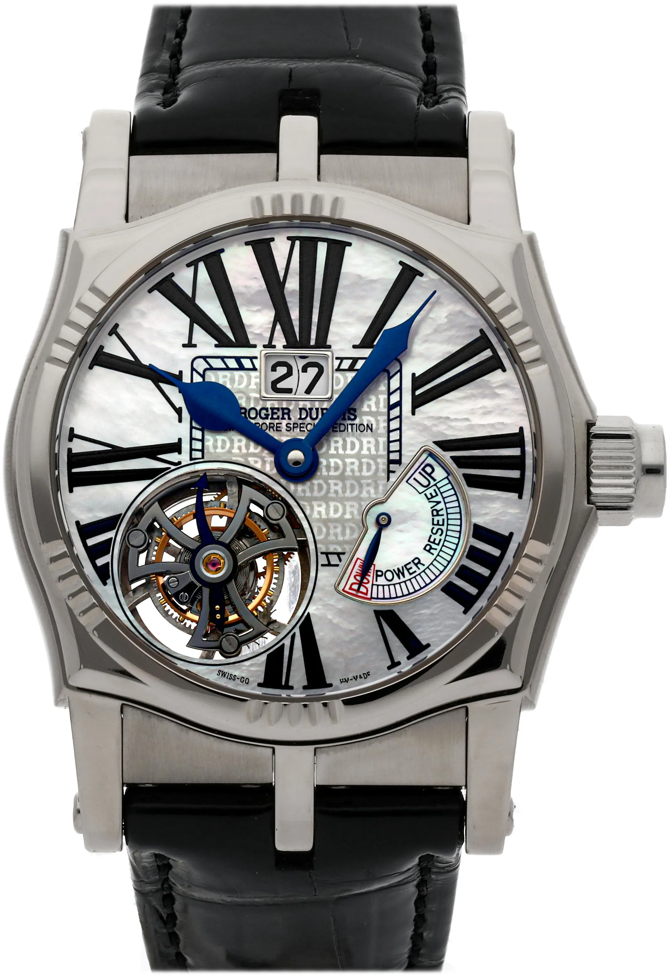 Roger Dubuis Sympathie SY43030GSN1.7A/SI 43mm White gold White and Mother-of-pearl