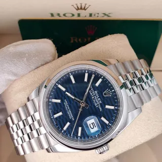 Rolex Datejust 36 126200-0021 Stainless steel Blue