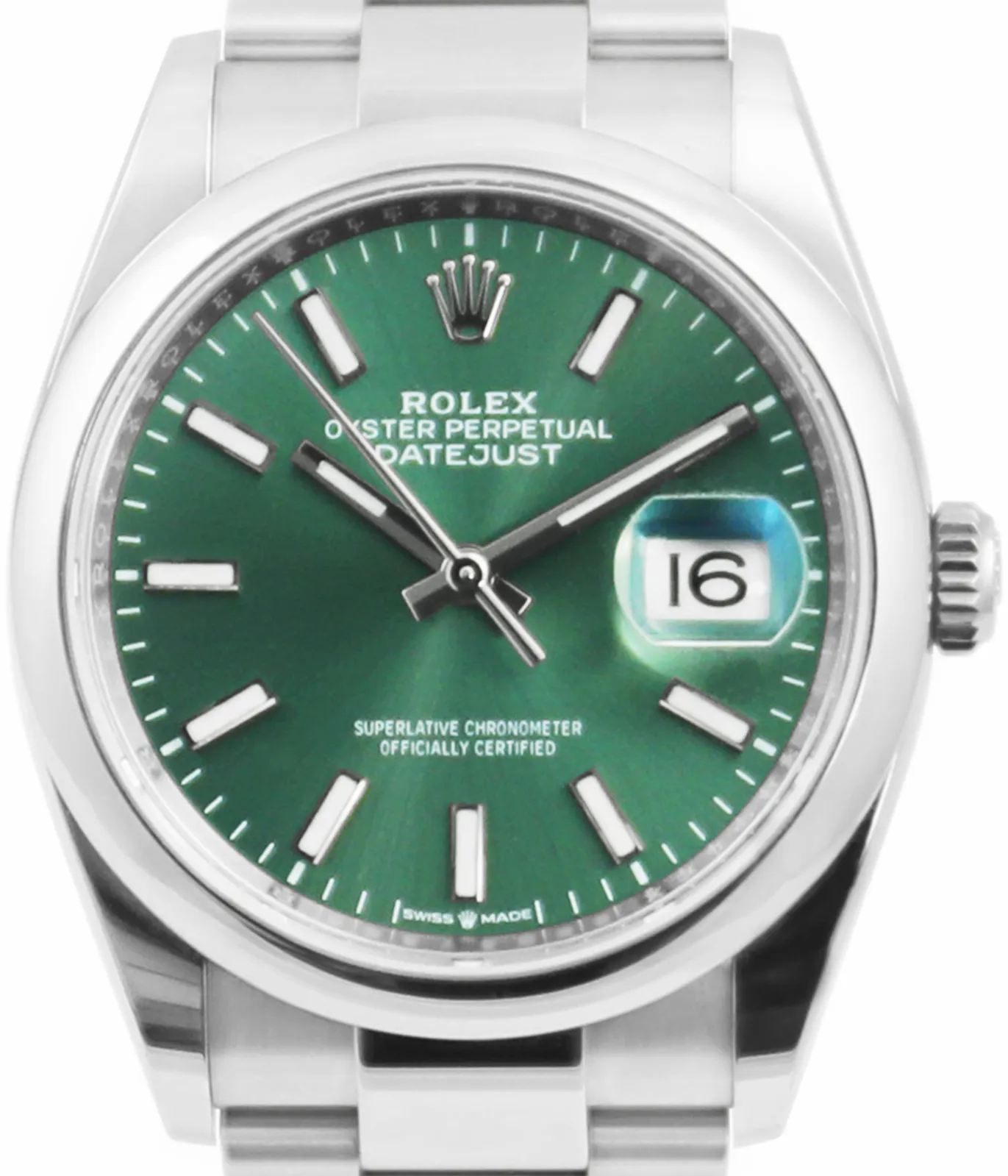 Rolex Datejust 36 126200 36mm Stainless steel Green