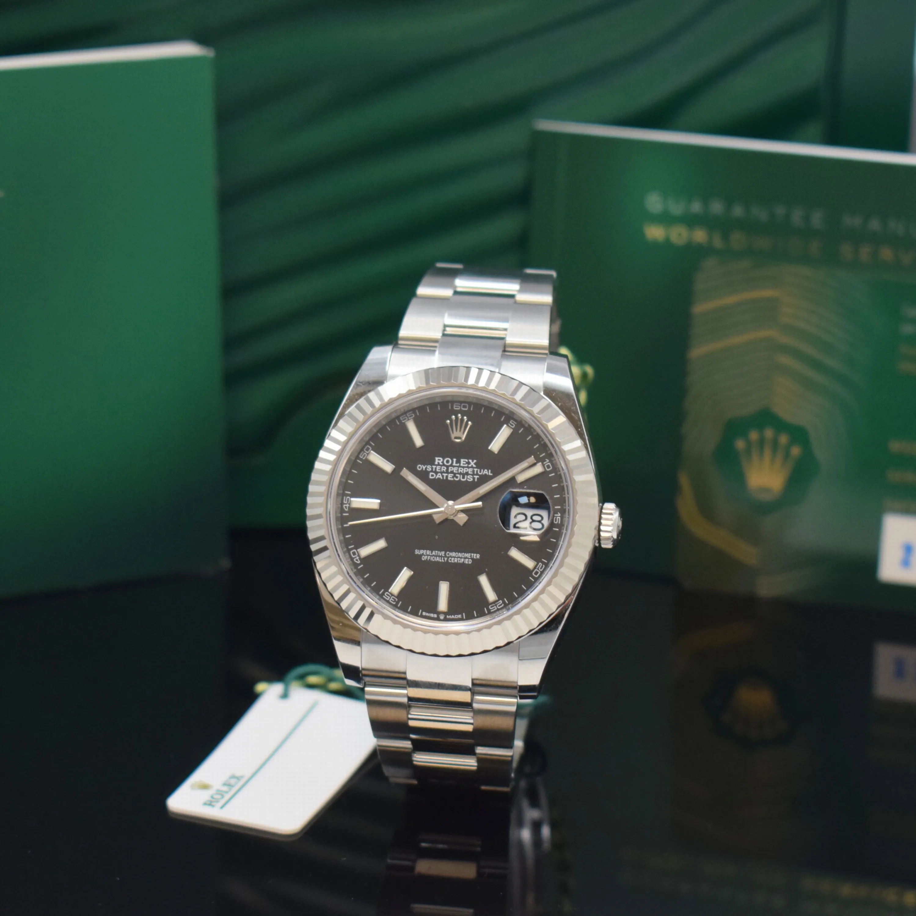 Rolex Datejust 41 126334 41mm Stainless steel Black