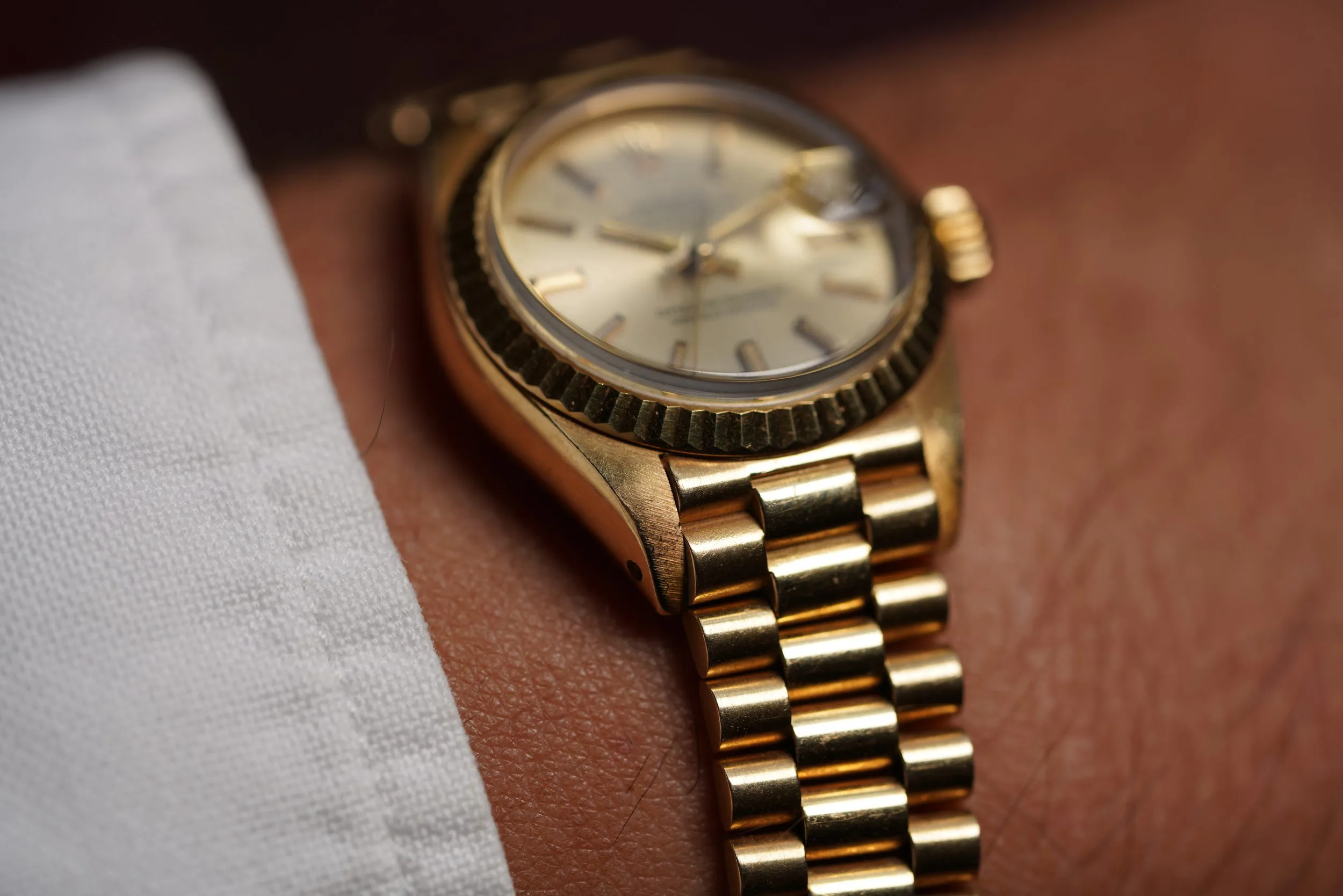 Rolex Datejust 6905 26mm Yellow gold Champagne 4
