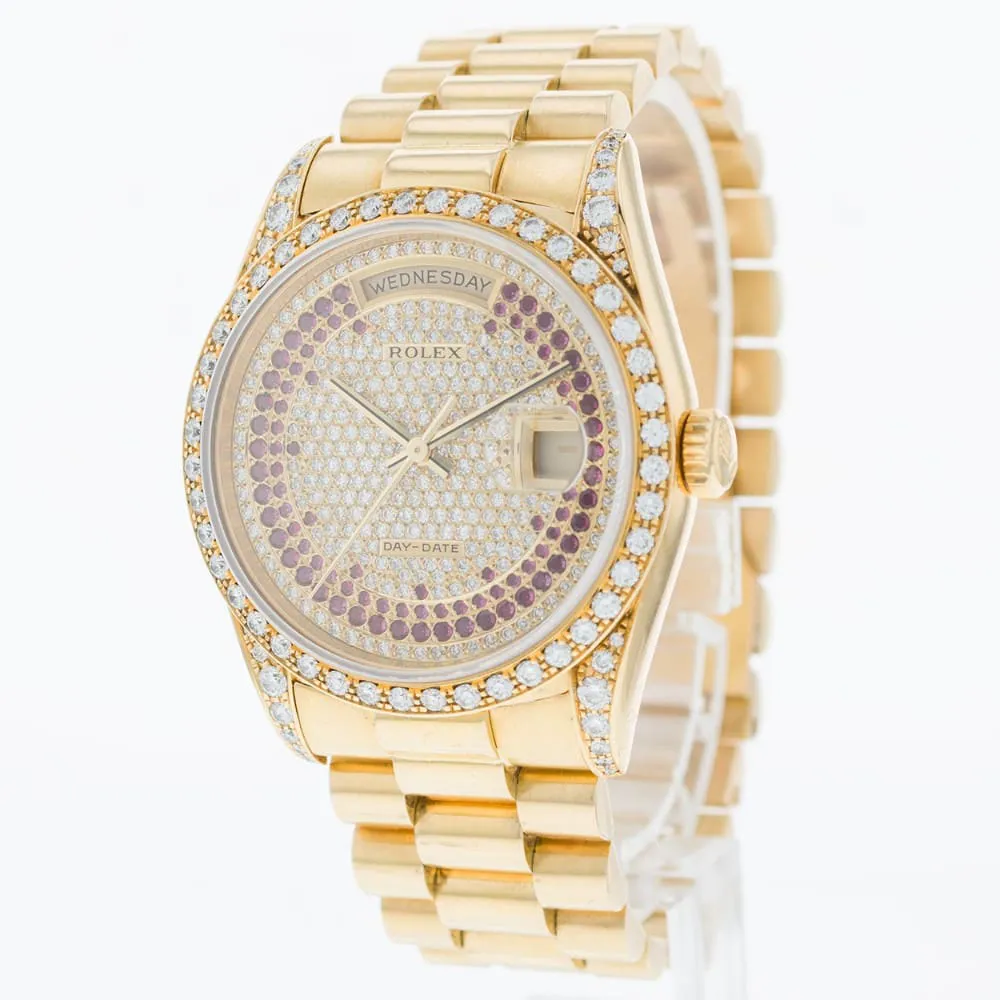 Rolex Day-Date 36 18388 36mm Yellow gold Diamond 1