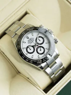 Rolex Daytona 116500LN Stainless steel and Cerachrom White