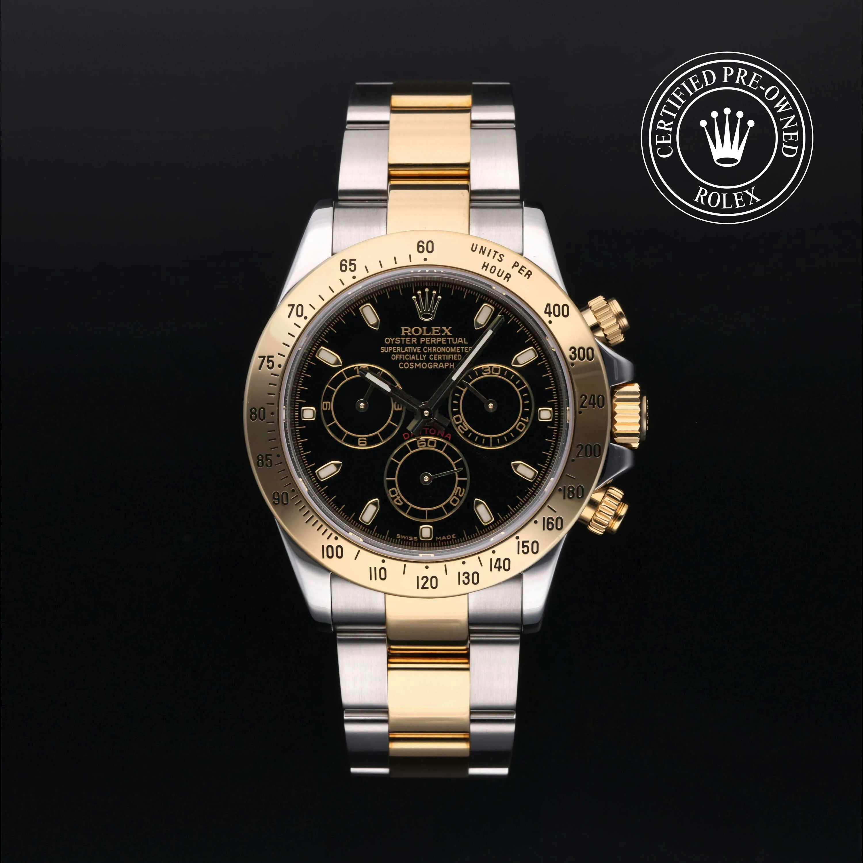 Rolex Daytona 116523-0039 40mm Stainless steel Black