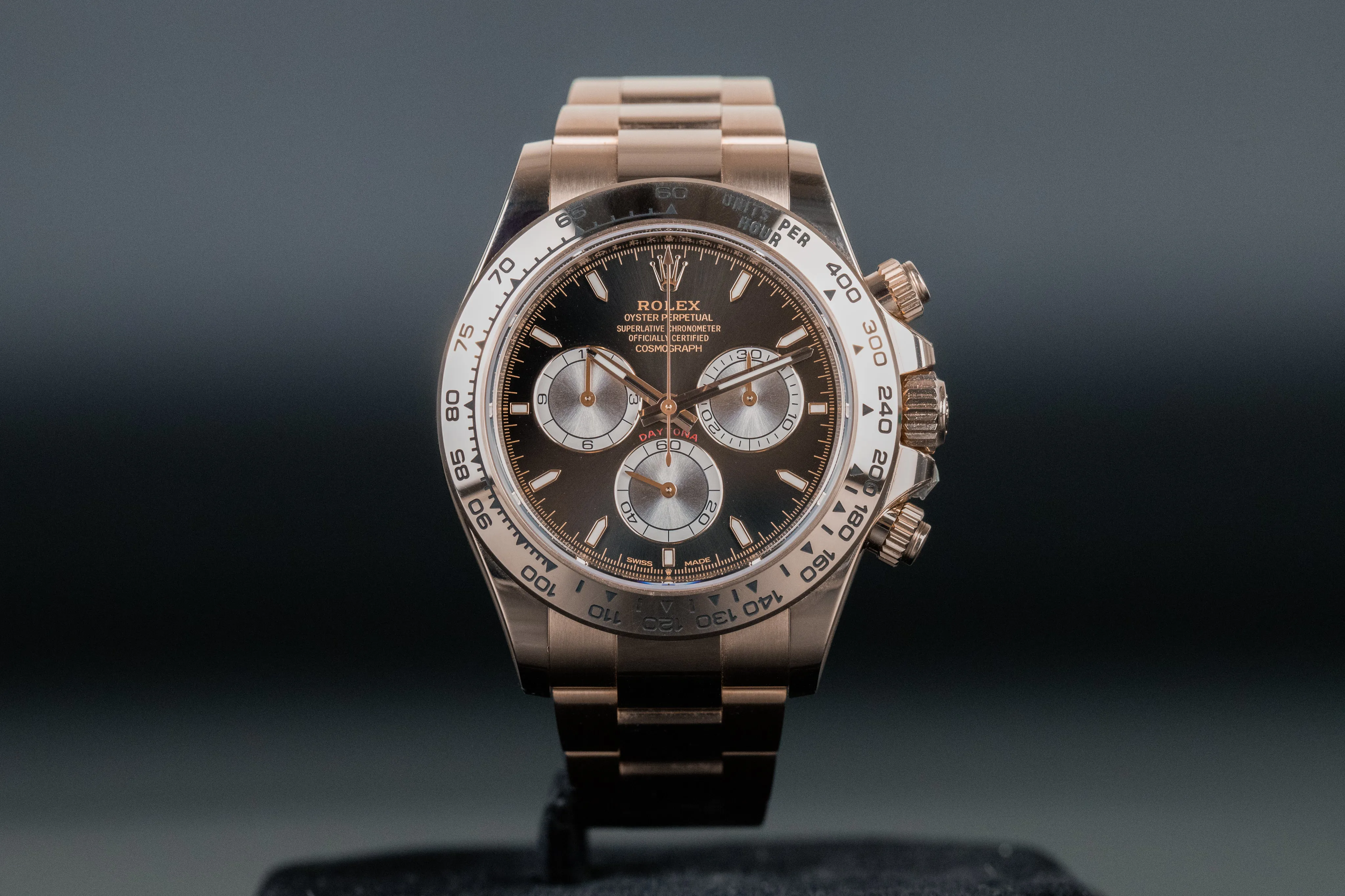 Rolex Daytona 126505 40mm Rose gold Black