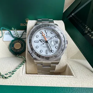 Rolex Explorer II 226570-0001 42mm Stainless steel White