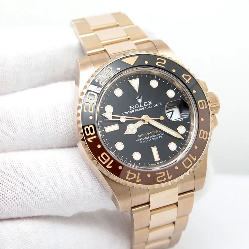 Rolex GMT-Master II 126715CHNR-0001 40mm Everose gold Black