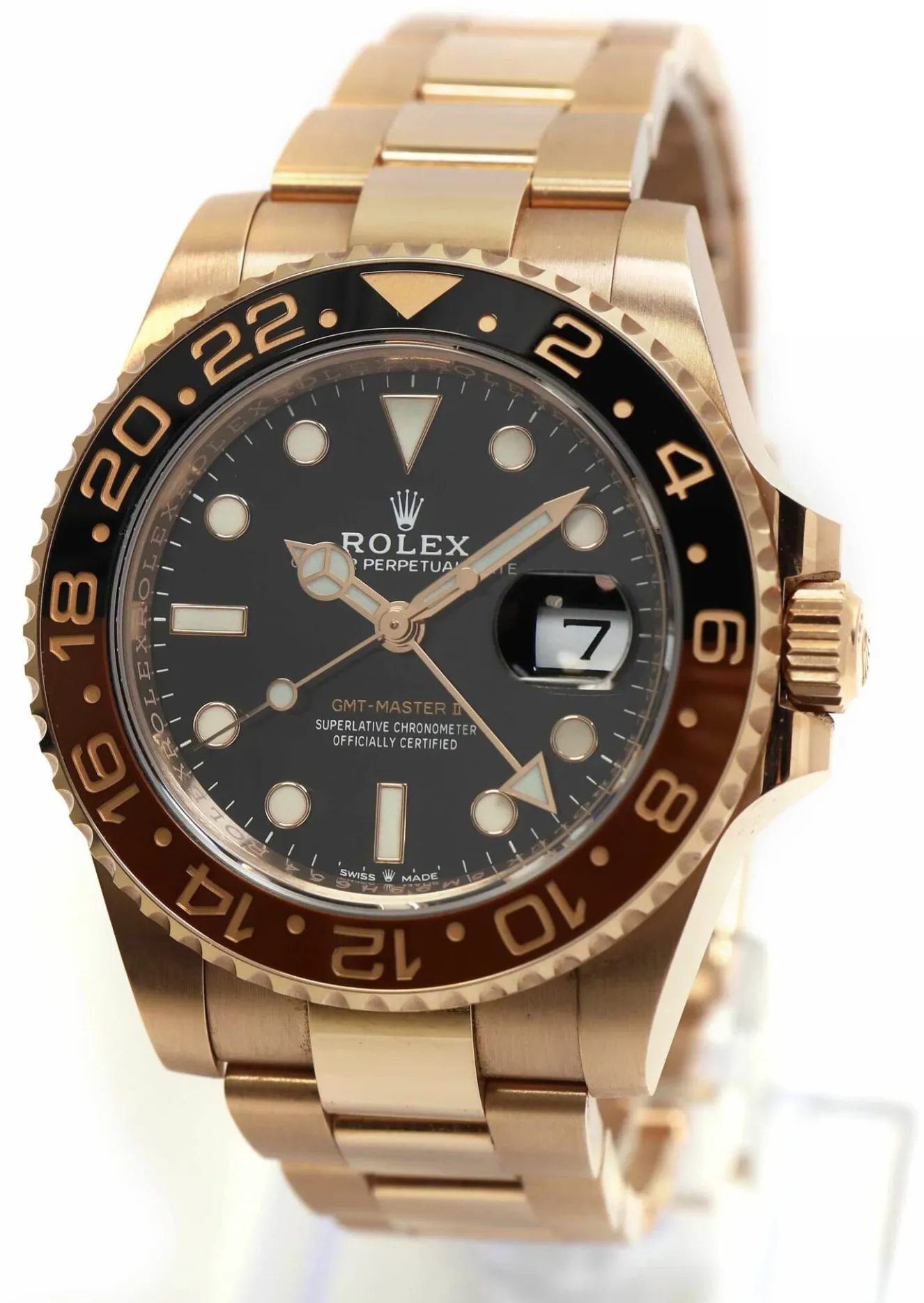 Rolex GMT-Master II 126715CHNR-0001 40mm Everose gold Black