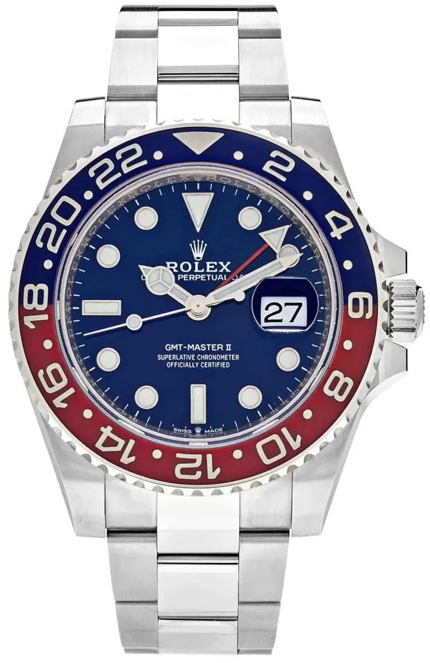 Rolex GMT-Master II 126719BLRO-0003 40mm 18k white gold Blue