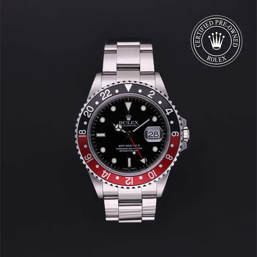 Rolex GMT-Master II 16710 40mm Oystersteel Black