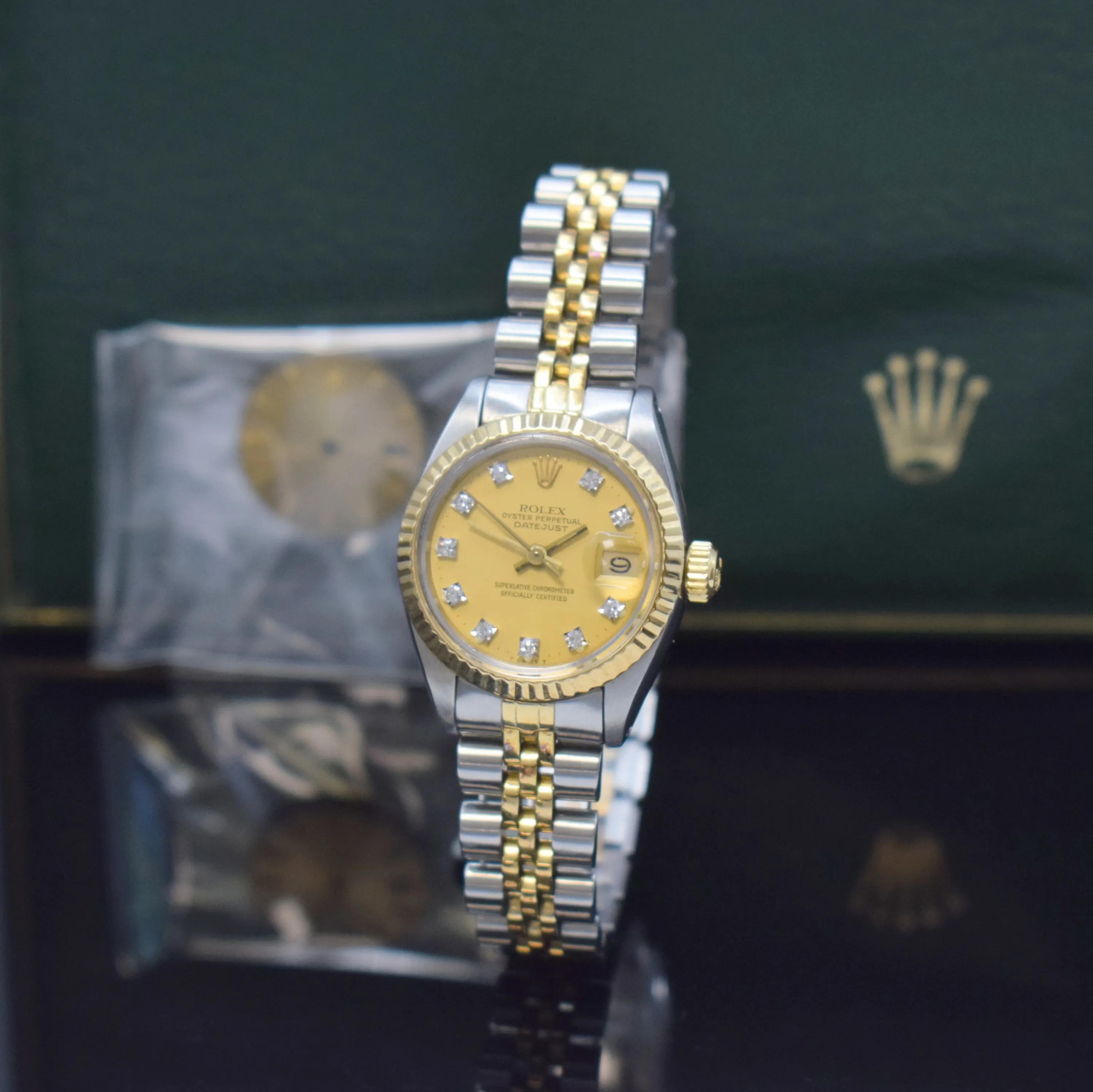 Rolex Datejust 6917 26mm Yellow gold and Stainless steel Silver