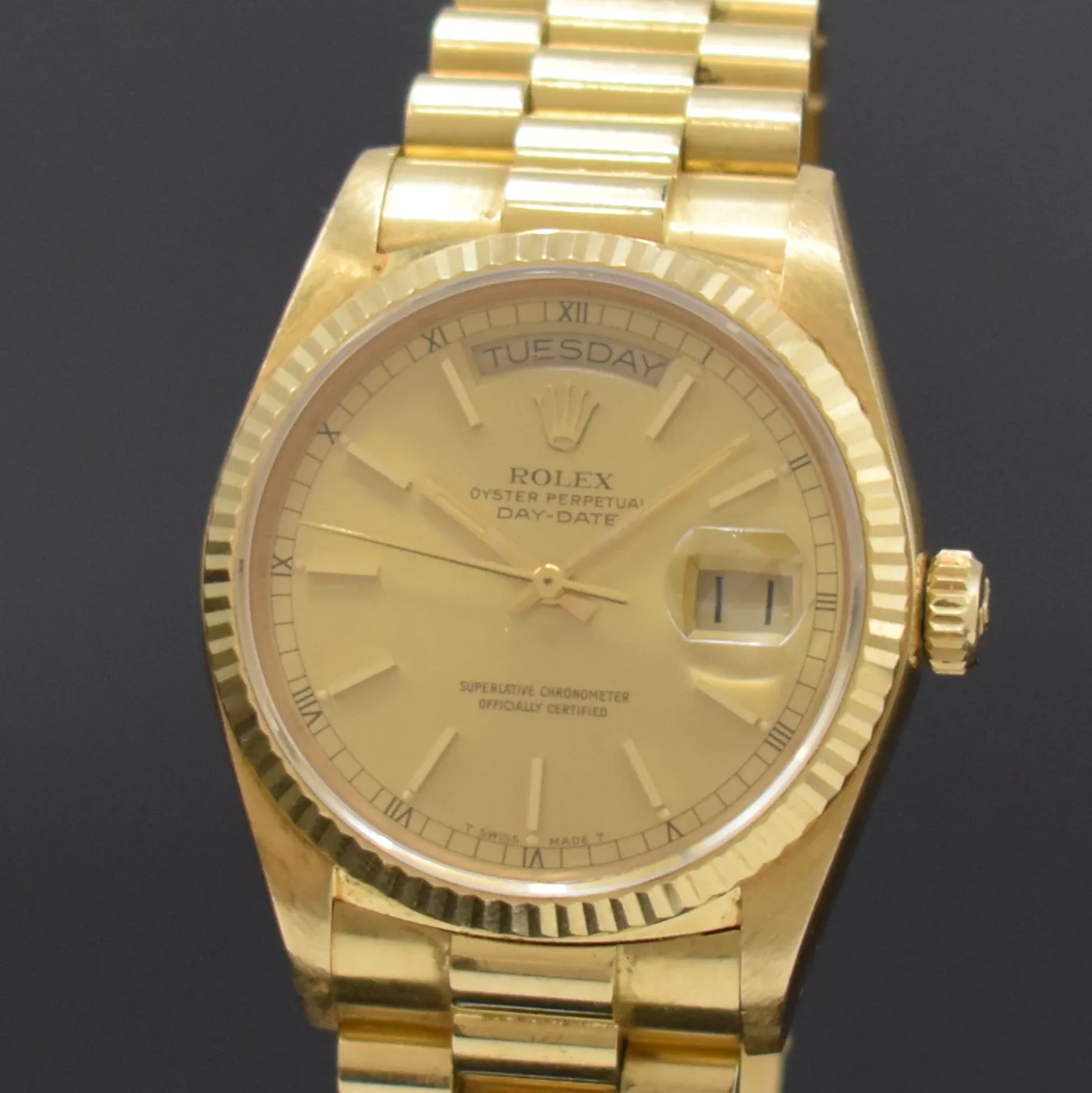 Rolex Day-Date 36 18038 36mm Yellow gold Champagne 1