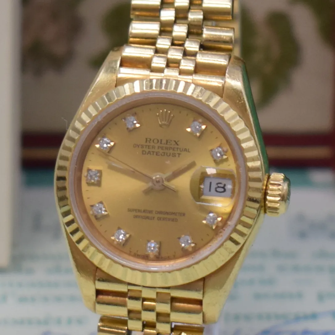 Rolex Lady-Datejust 69178 26mm Yellow gold Champagne 1