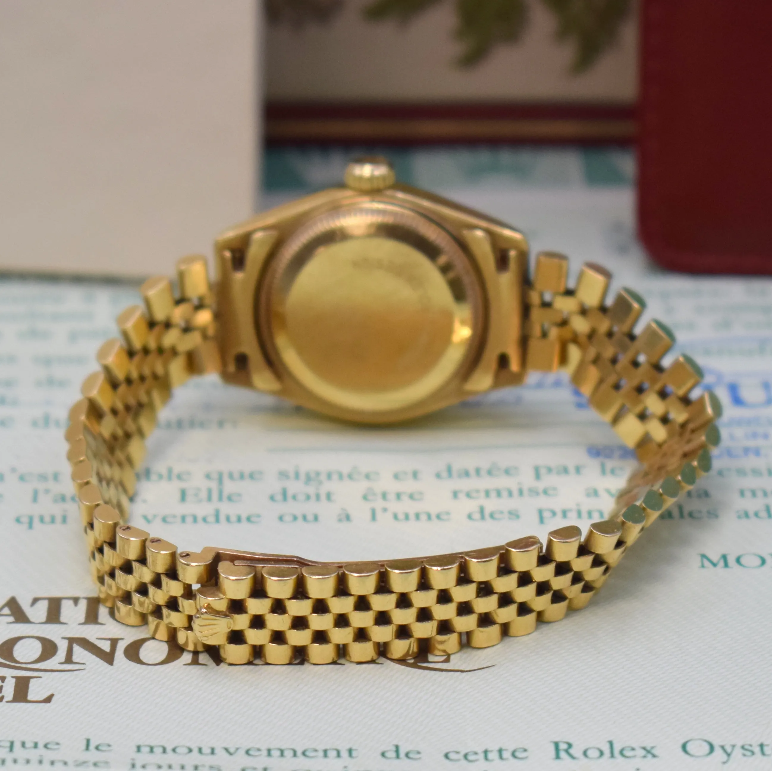 Rolex Lady-Datejust 69178 26mm Yellow gold Champagne 2