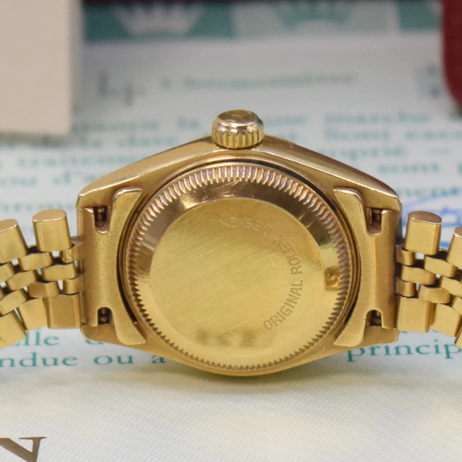 Rolex Lady-Datejust 69178 26mm Yellow gold Champagne 5