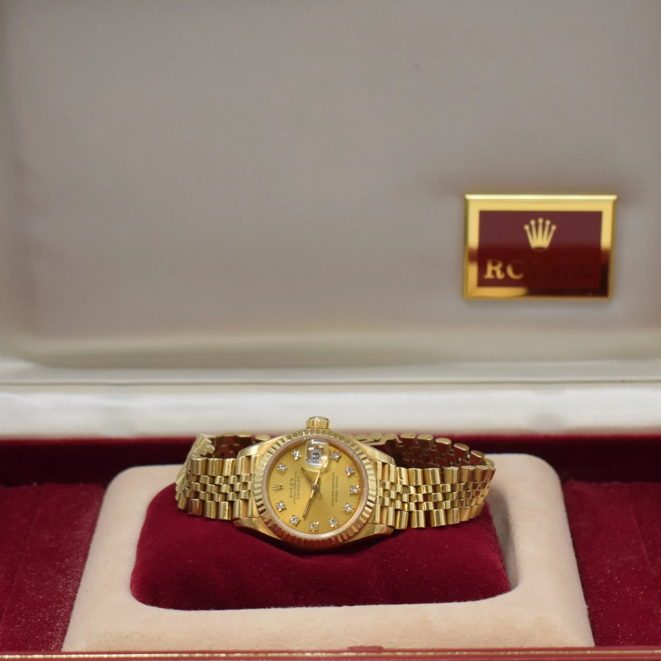 Rolex Lady-Datejust 69178 26mm Yellow gold Champagne 6