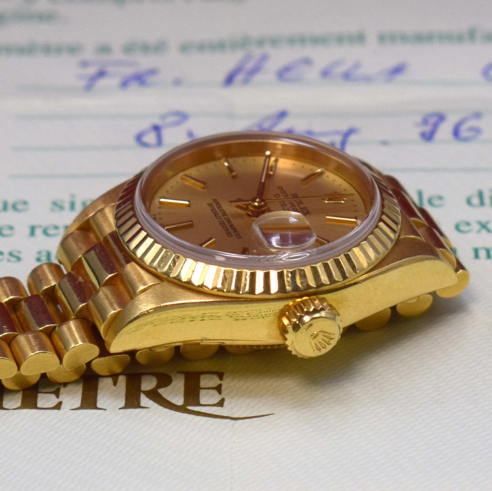 Rolex Lady-Datejust 69178 26mm Yellow gold Champagne 5