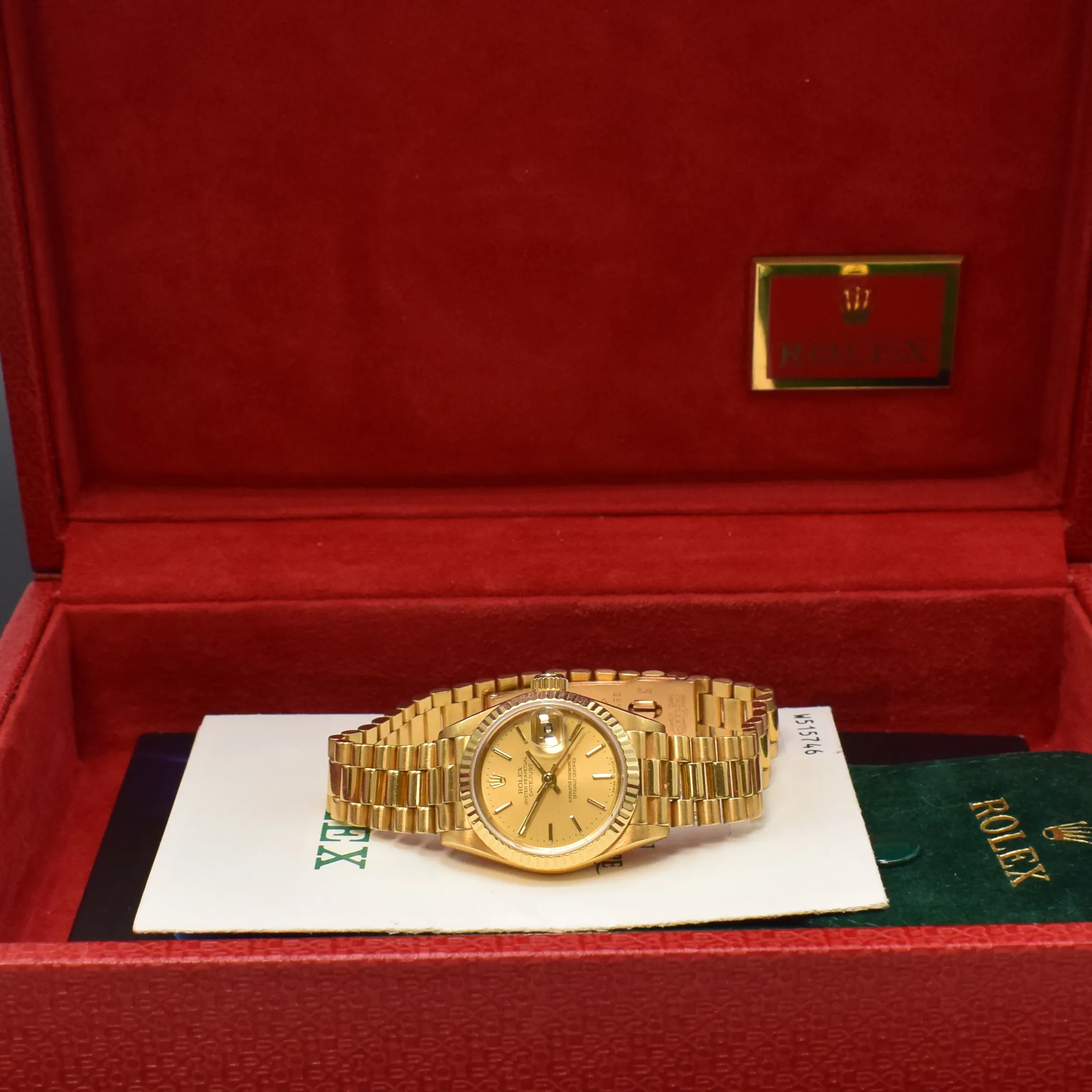 Rolex Lady-Datejust 69178 26mm Yellow gold Champagne 7