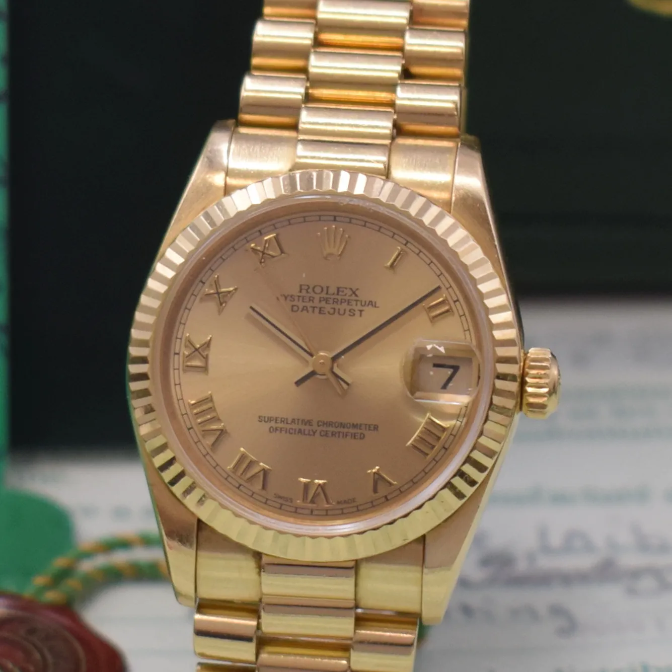 Rolex Lady-Datejust 78278 31mm Yellow gold Gilded 2