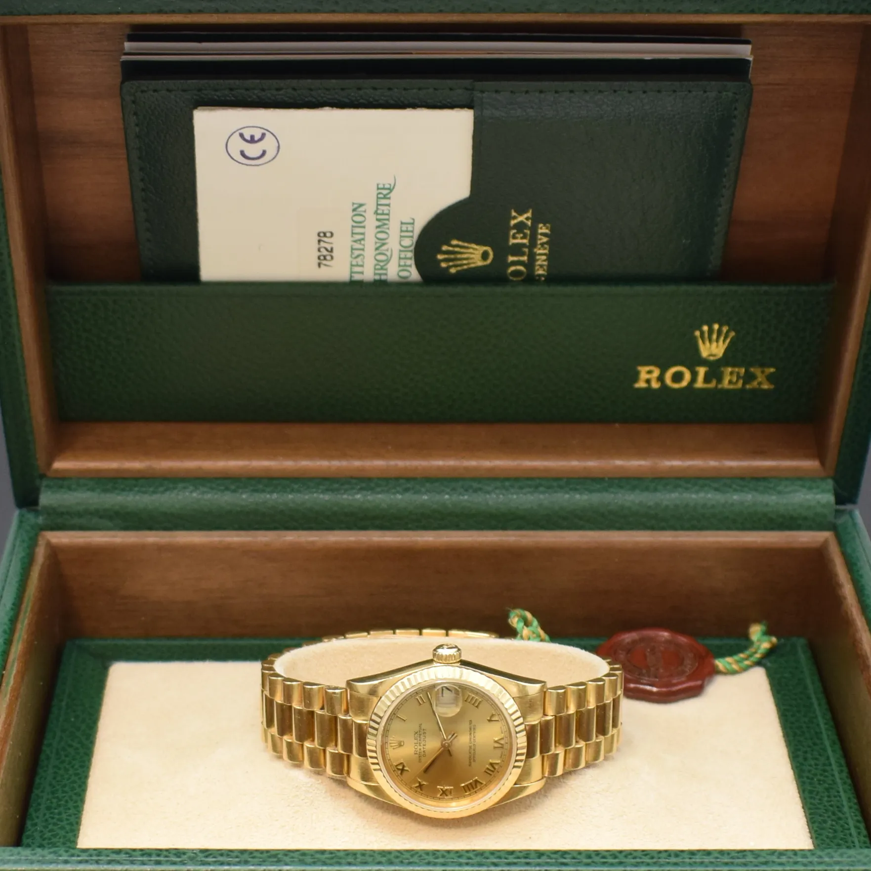 Rolex Lady-Datejust 78278 31mm Yellow gold Gilded 1