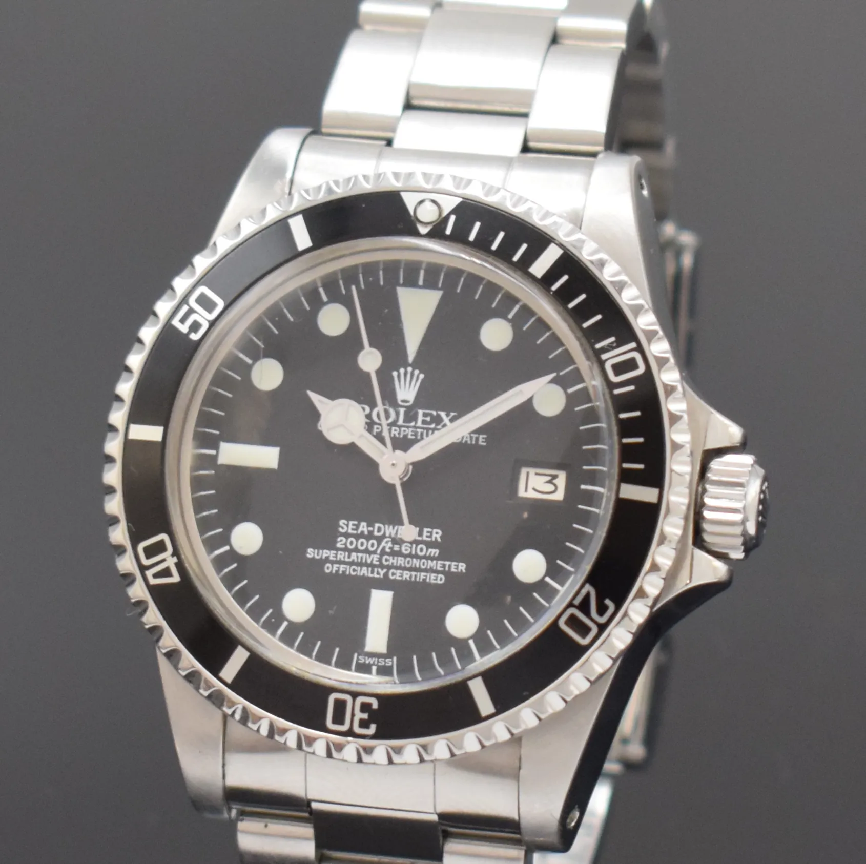 Rolex Sea-Dweller 1665 40mm Stainless steel Black 1