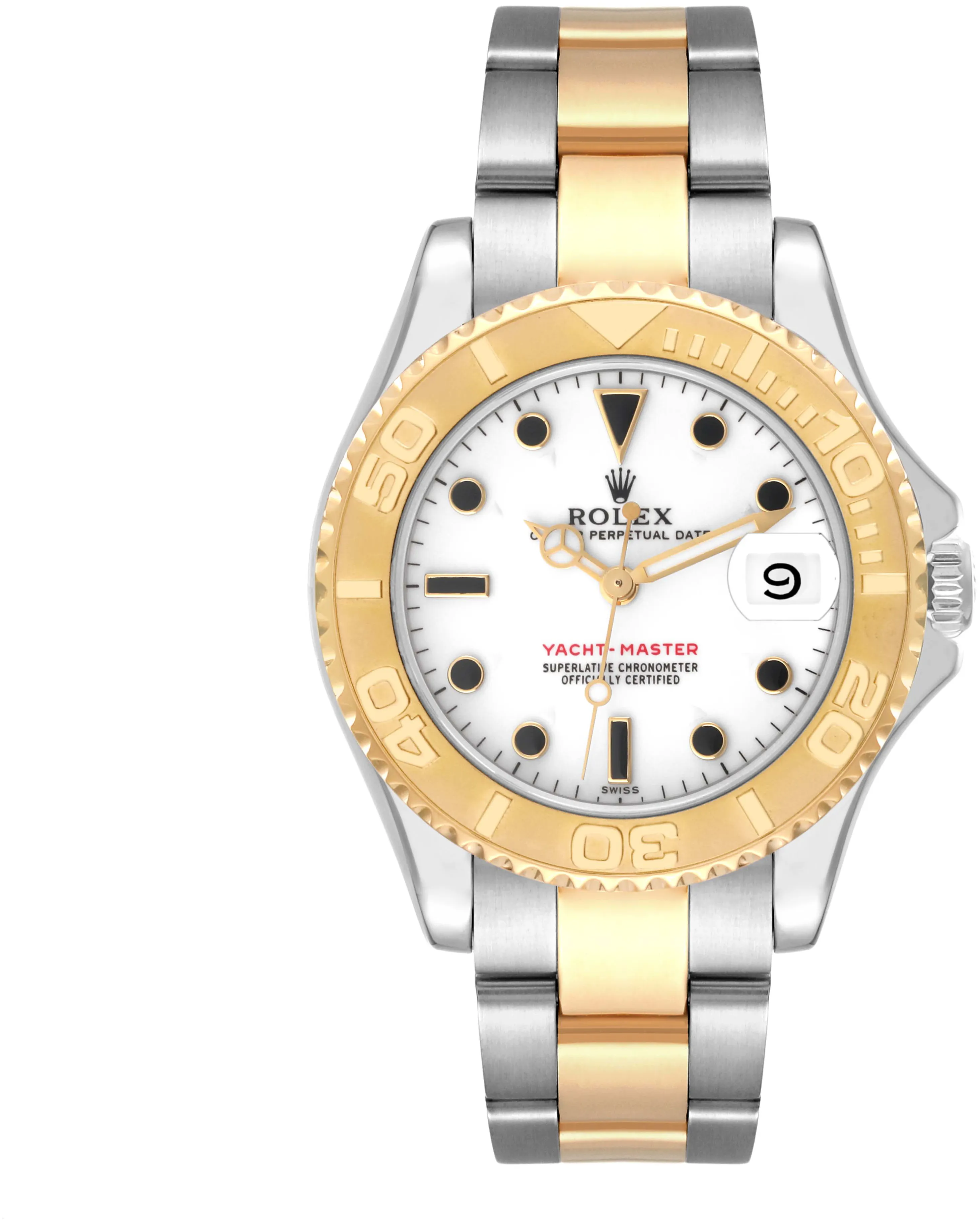 Rolex Yacht-Master 68623 35mm Yellow gold and Stainless steel White