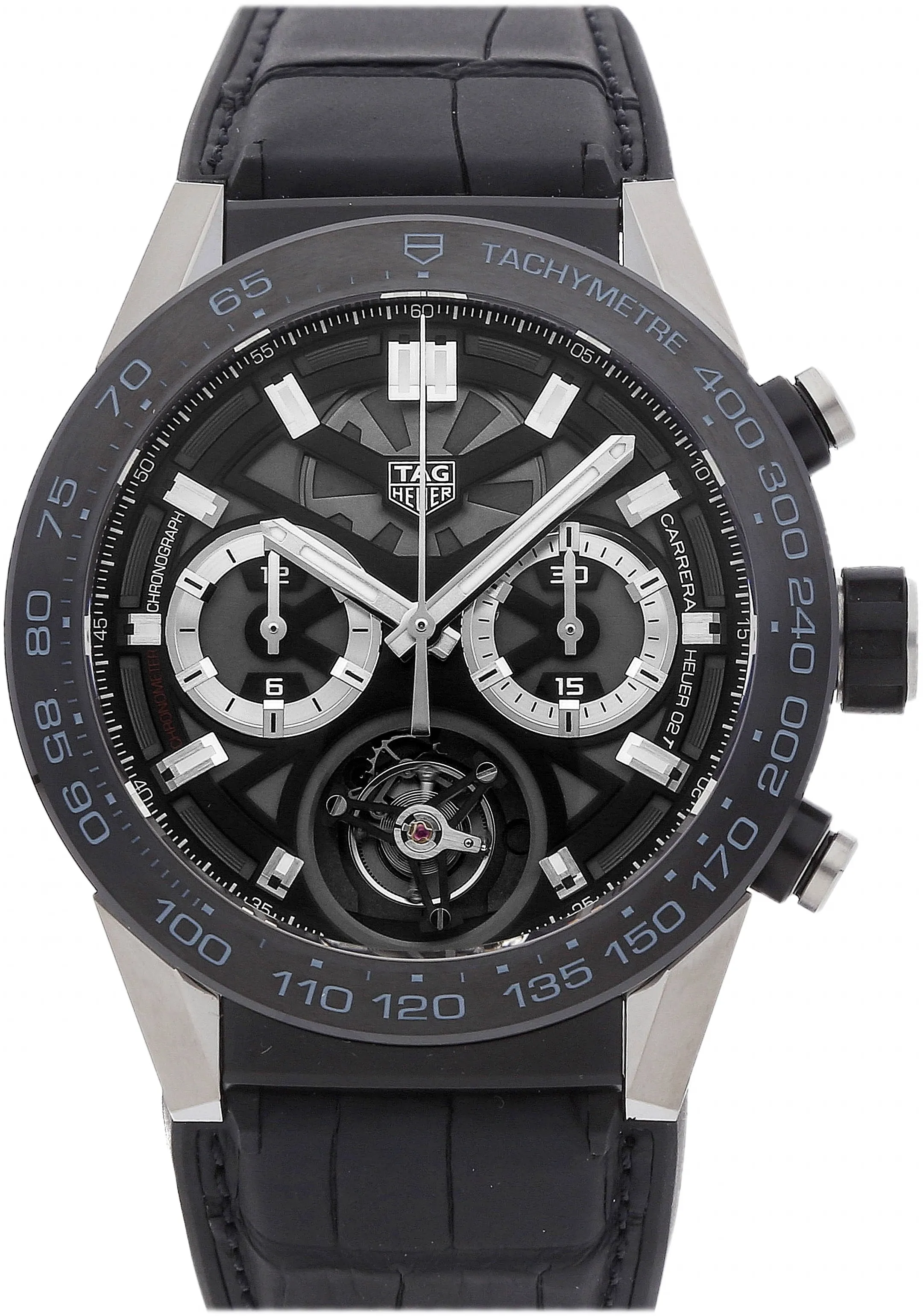 TAG Heuer Carrera CAR5A8Y.FC6377 45mm Titanium Black