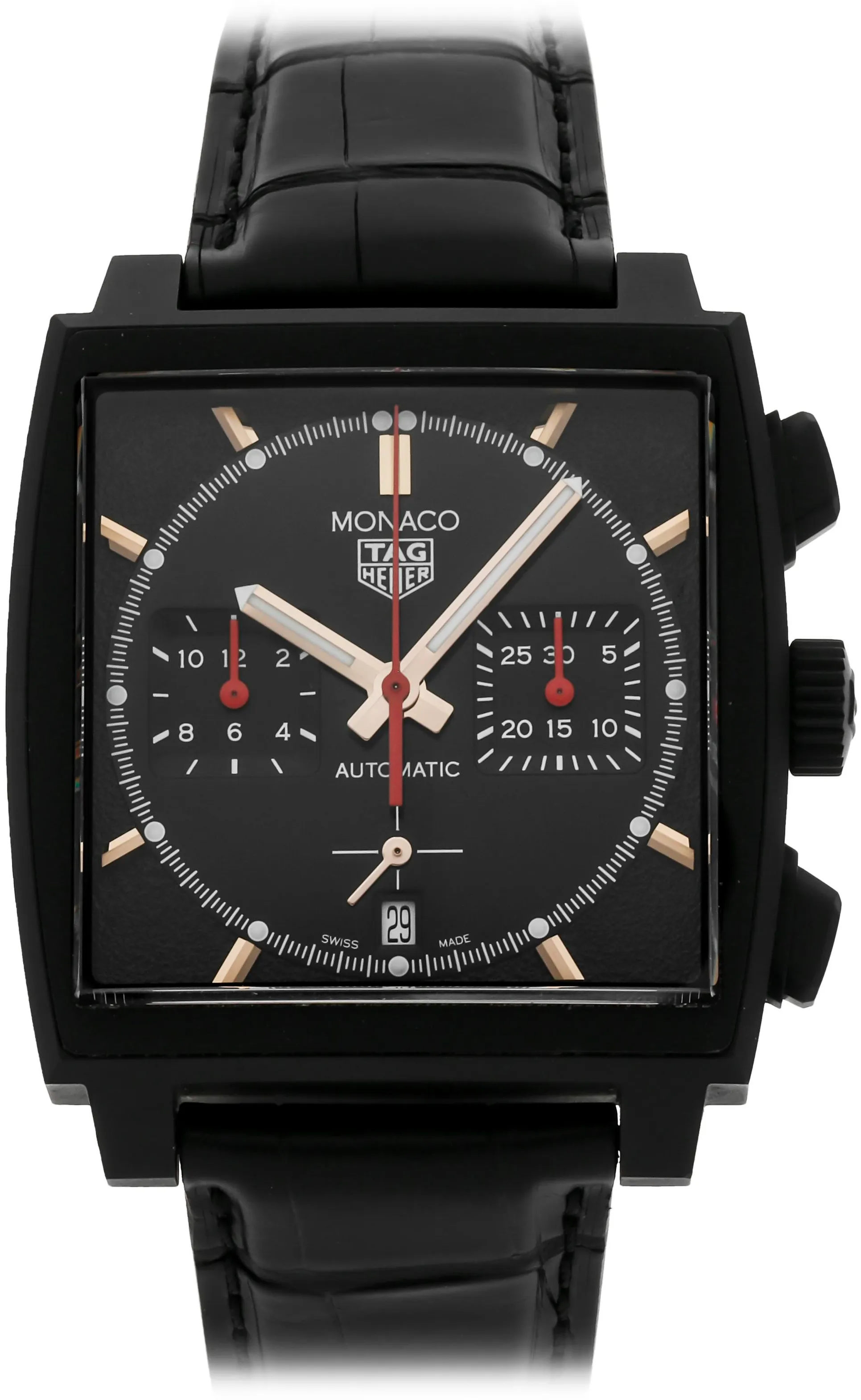 TAG Heuer Monaco CBL2180.FC6497 39mm Stainless steel Black