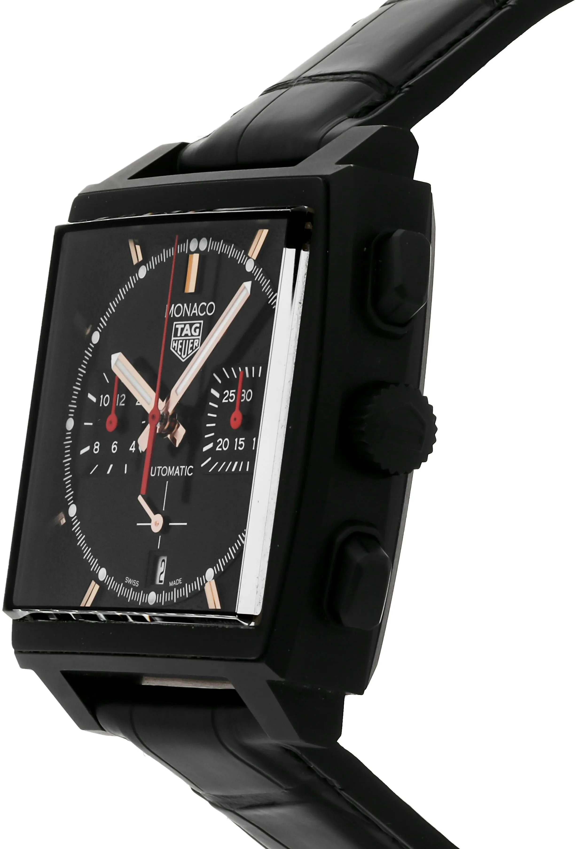 TAG Heuer Monaco CBL2180.FC6497 39mm Stainless steel Black 1