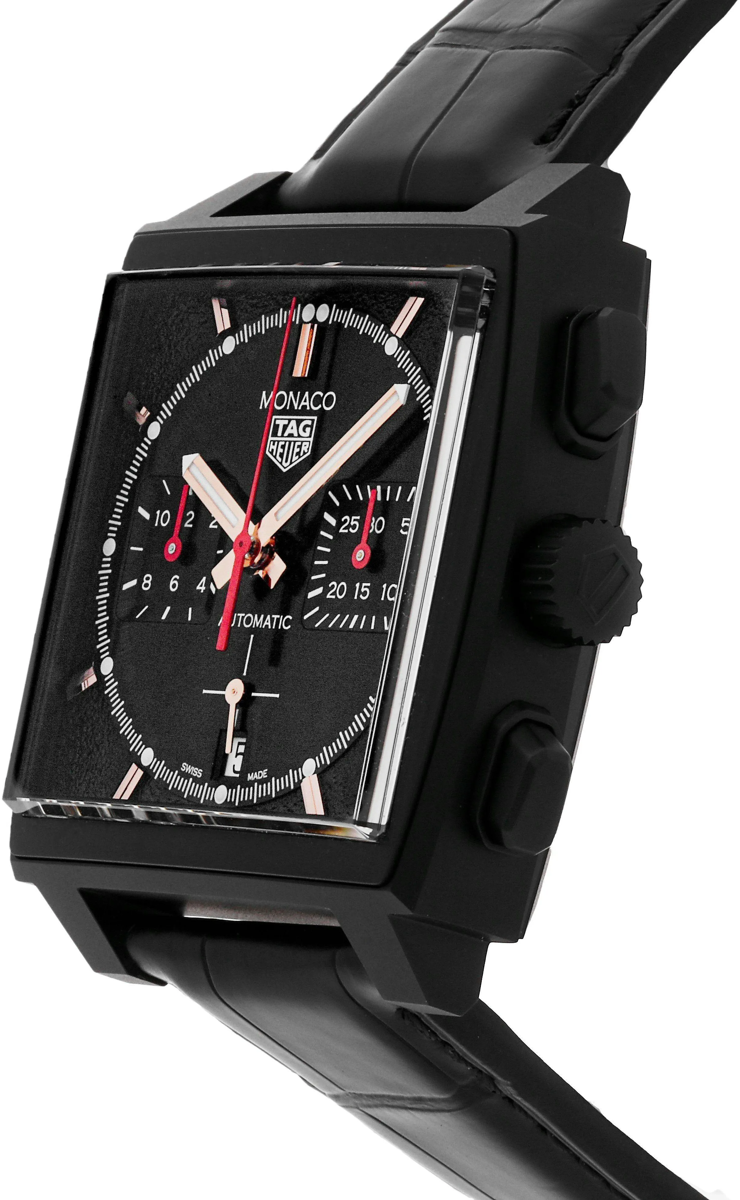 TAG Heuer Monaco CBL2180.FC6497 39mm Stainless steel Black 1