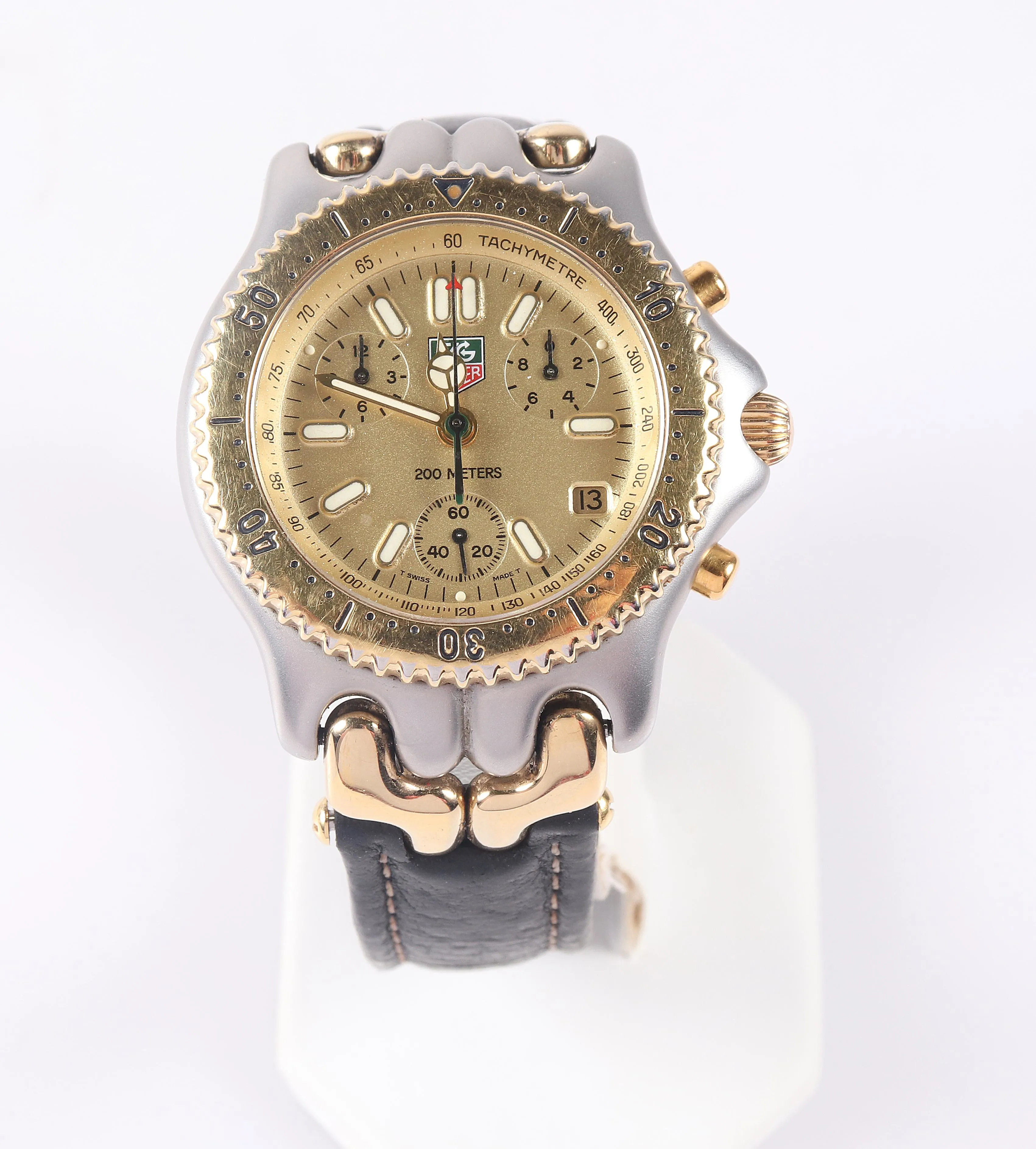 TAG Heuer S35.406. C 38mm Stainless steel and gold-plated Gold 3