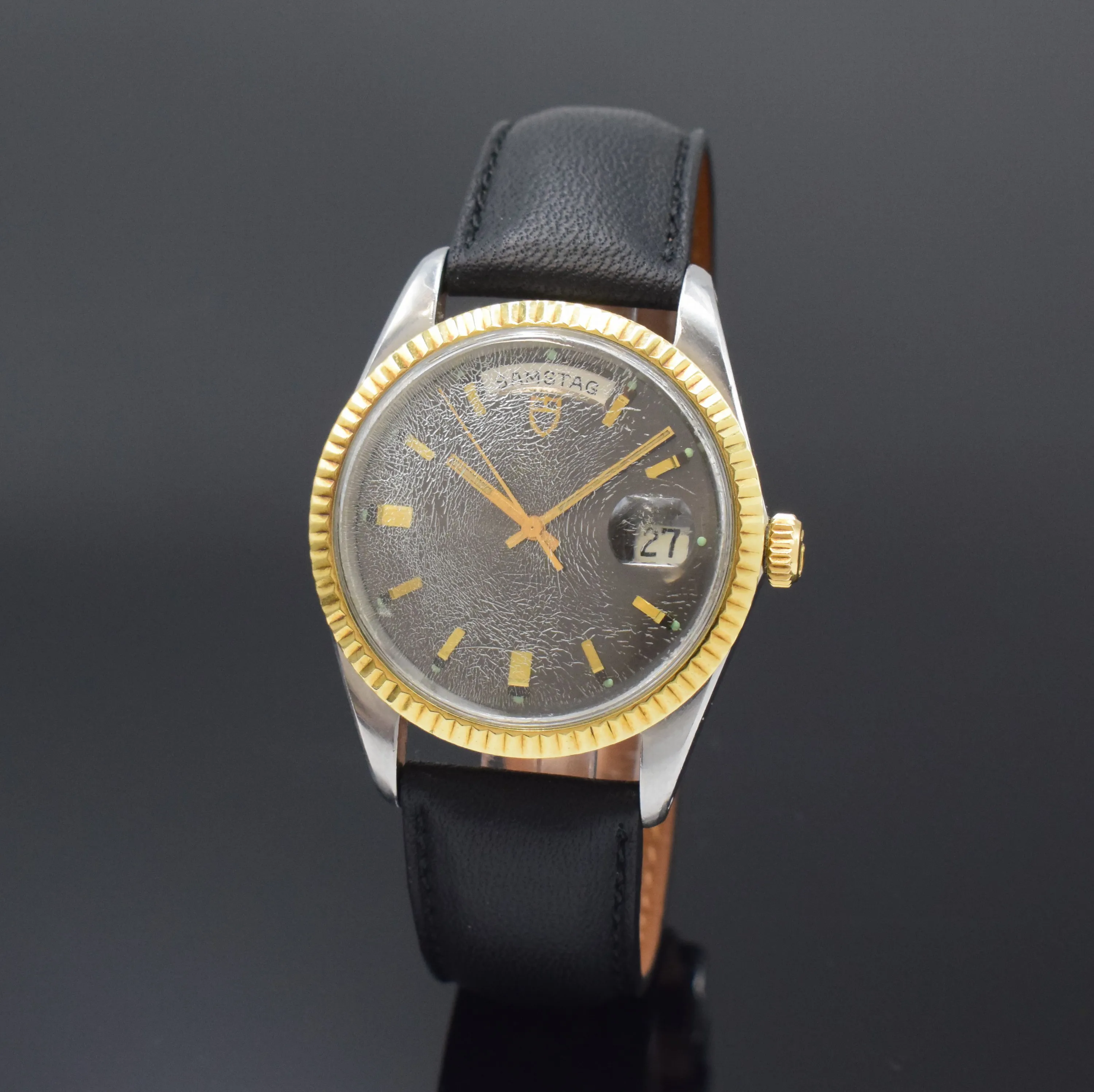 Tudor Oysterdate 7019/3 Yellow gold and Stainless steel Gray