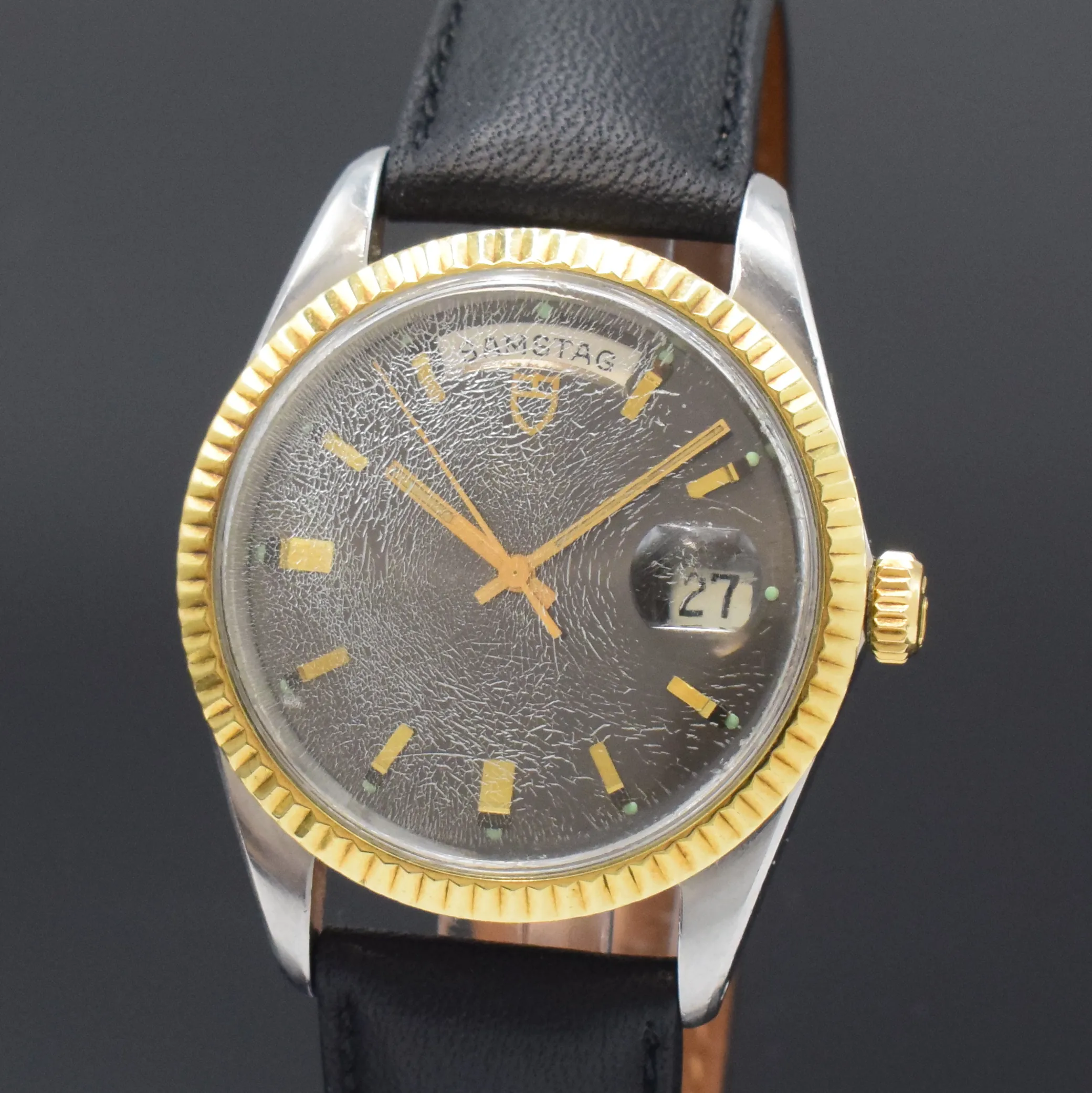 Tudor Oysterdate 7019/3 Yellow gold and Stainless steel Gray 1