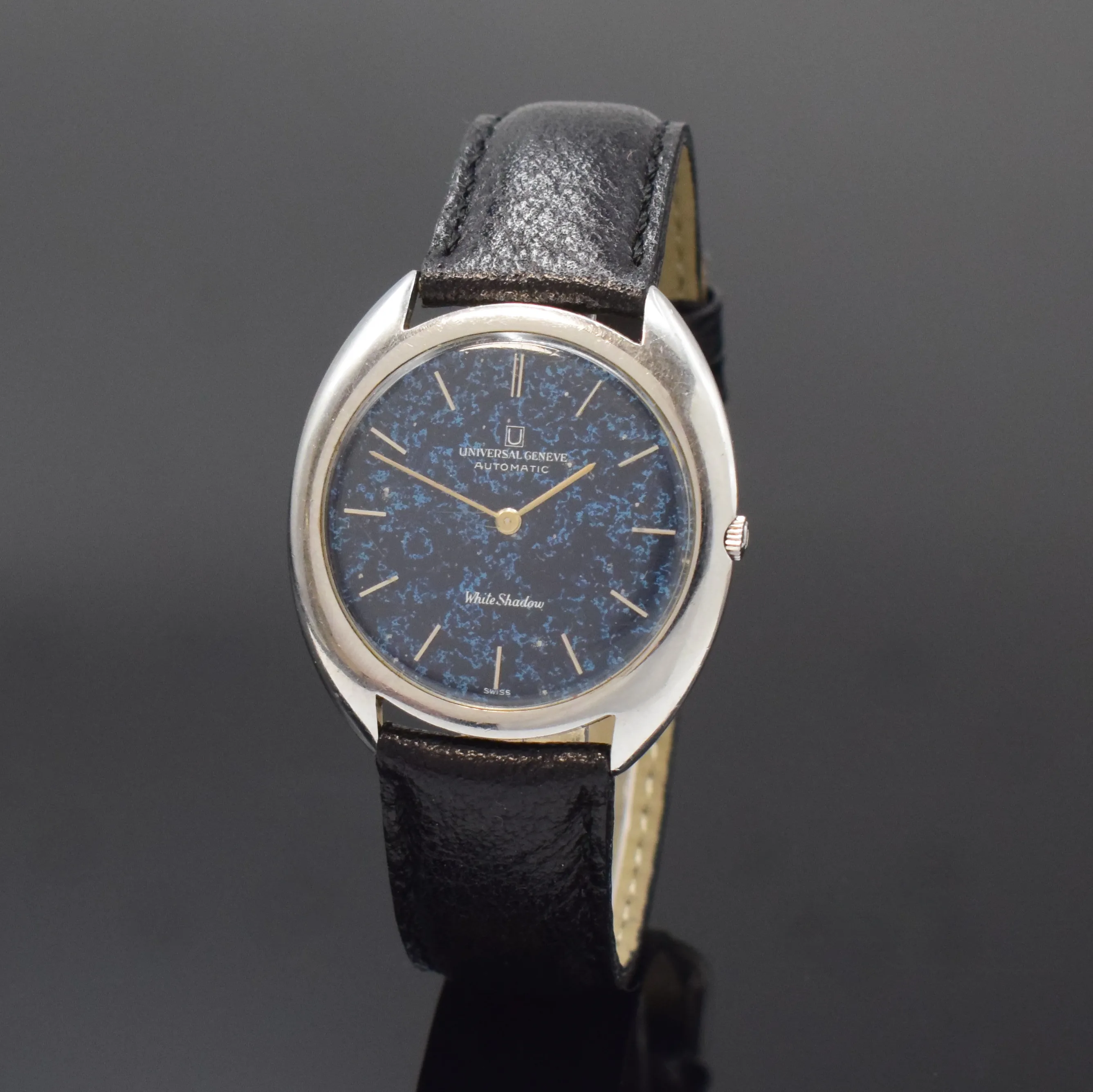 Universal Genève 866101/05 35mm Stainless steel Blue