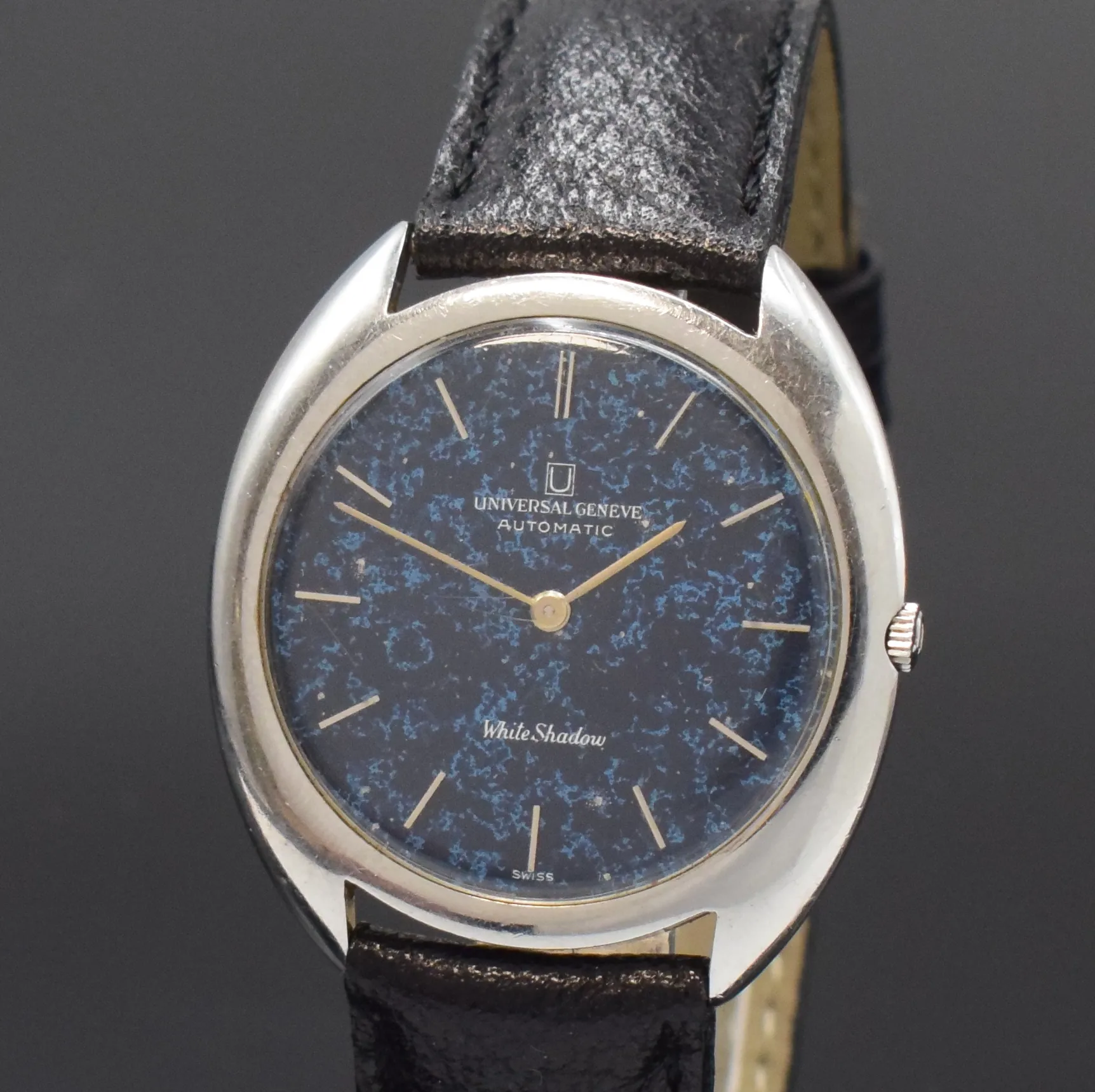 Universal Genève 866101/05 35mm Stainless steel Blue 2