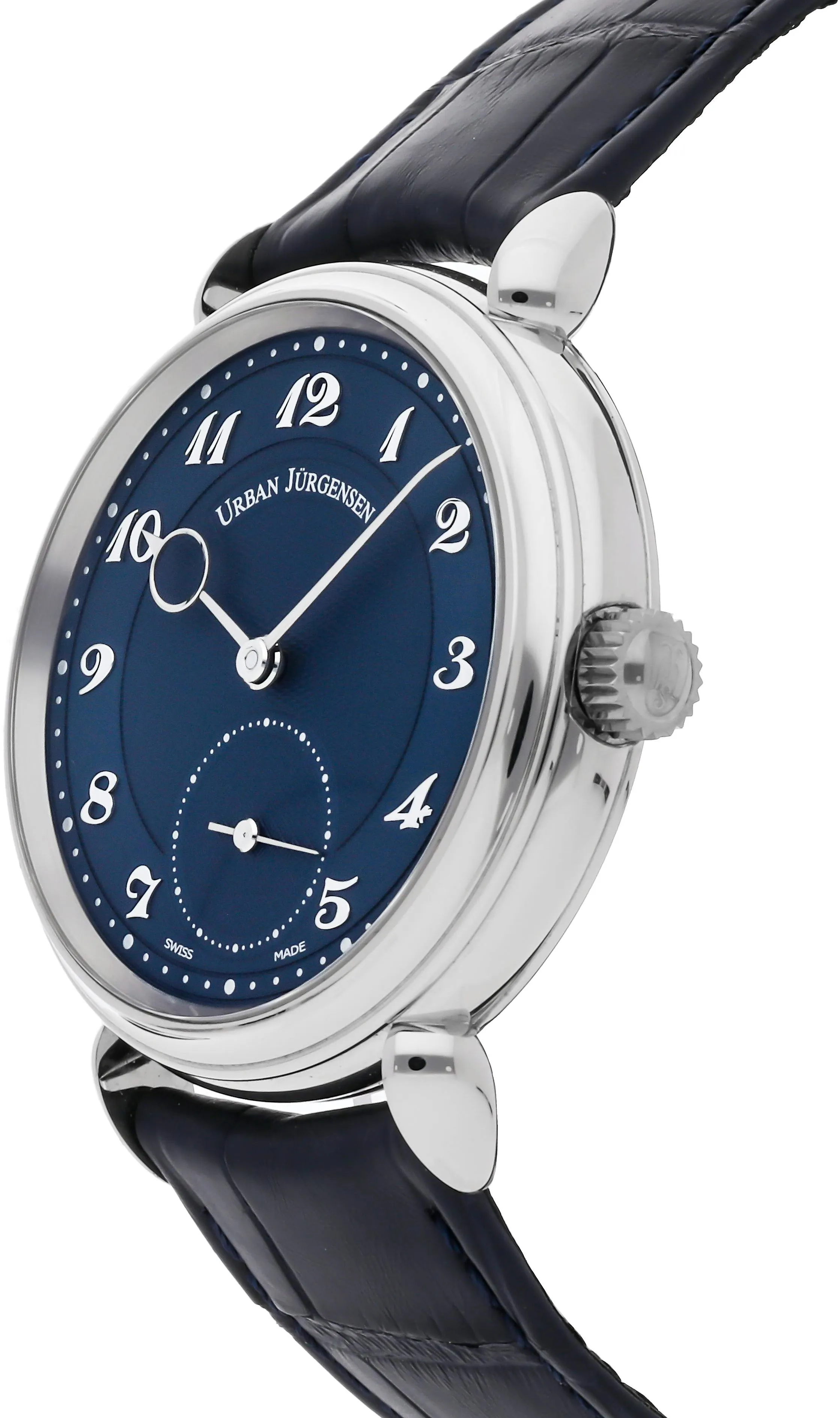 Urban Jürgensen 1745 Collection 1140L PT 40mm Platinum Blue 1