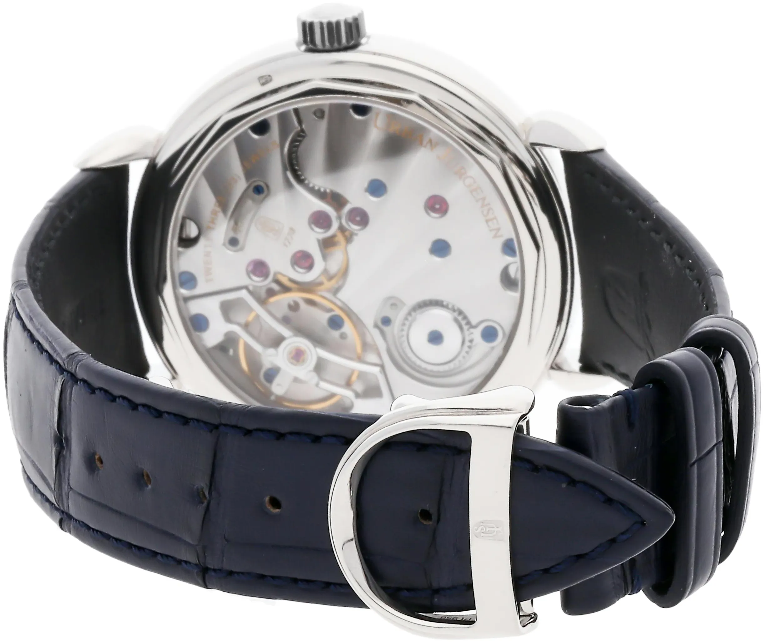 Urban Jürgensen 1745 Collection 1140L PT 40mm Platinum Blue 3