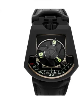 Urwerk UR-202 45mm black titanium$18k white gold Black