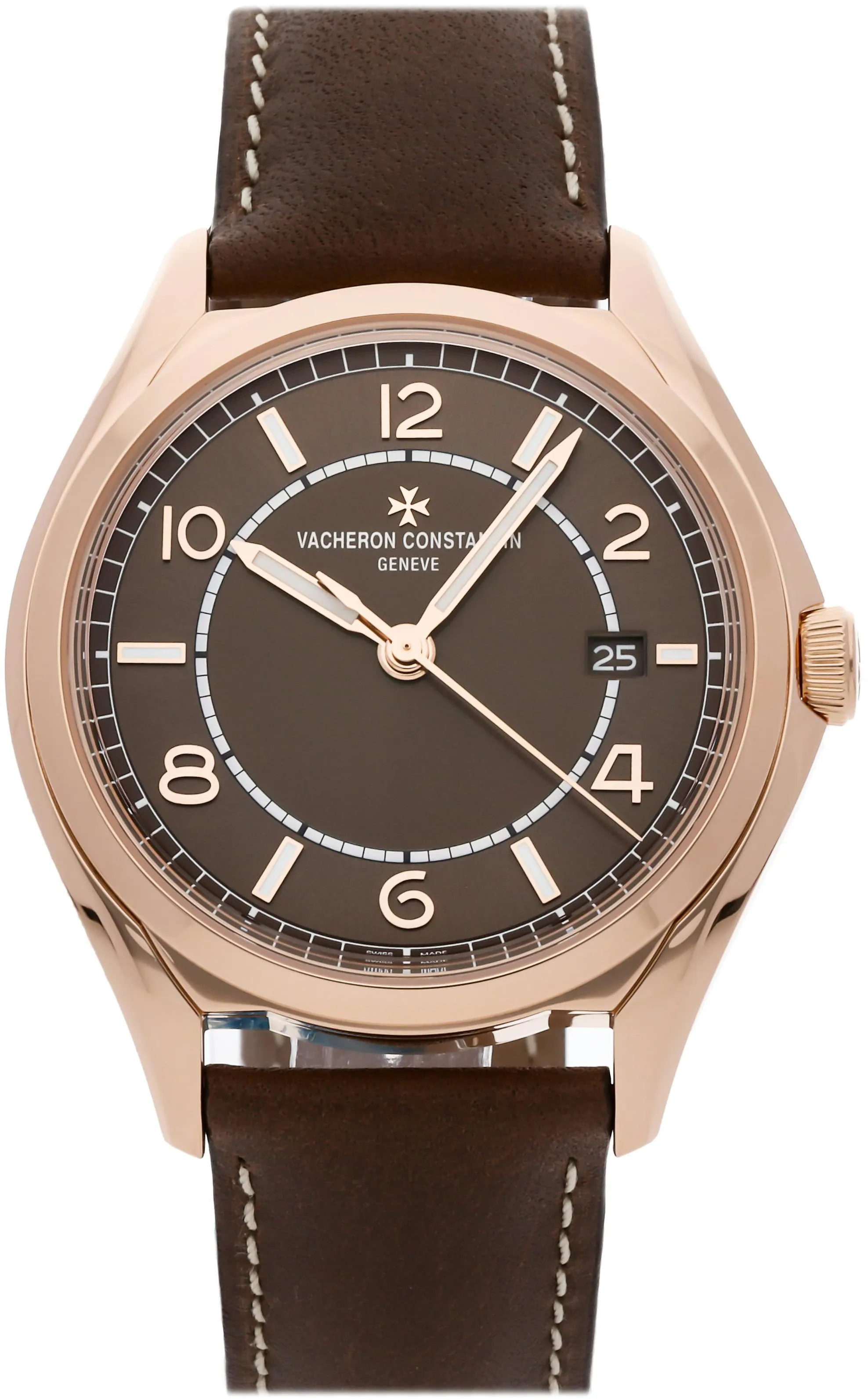 Vacheron Constantin Fiftysix 4600E/000R-B576 40mm Rose gold Brown